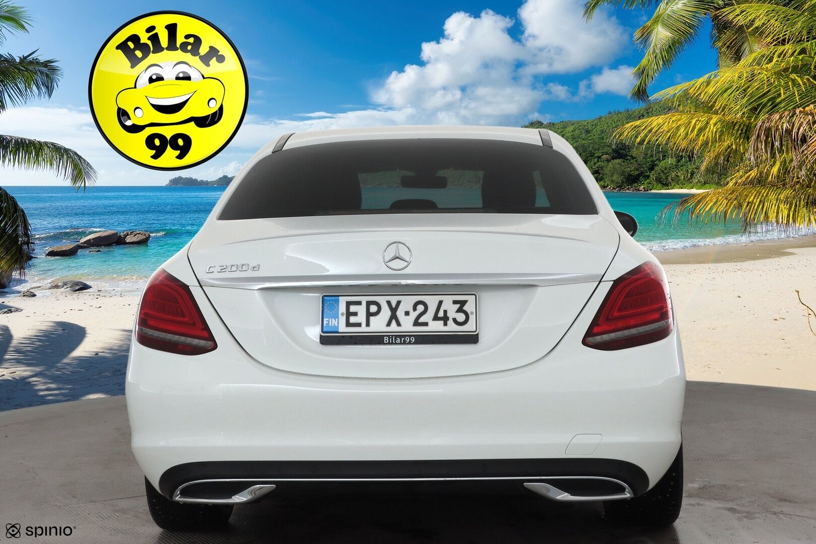 Mercedes-Benz C 2019 200 d A Business Avantgarde * Vakkari / P.kamera / LED / Navi / Puolinahat / Lohko+Sisä * - Suomi-auto / Kahdet renkaat aluvanteilla / Merkkihuollettu