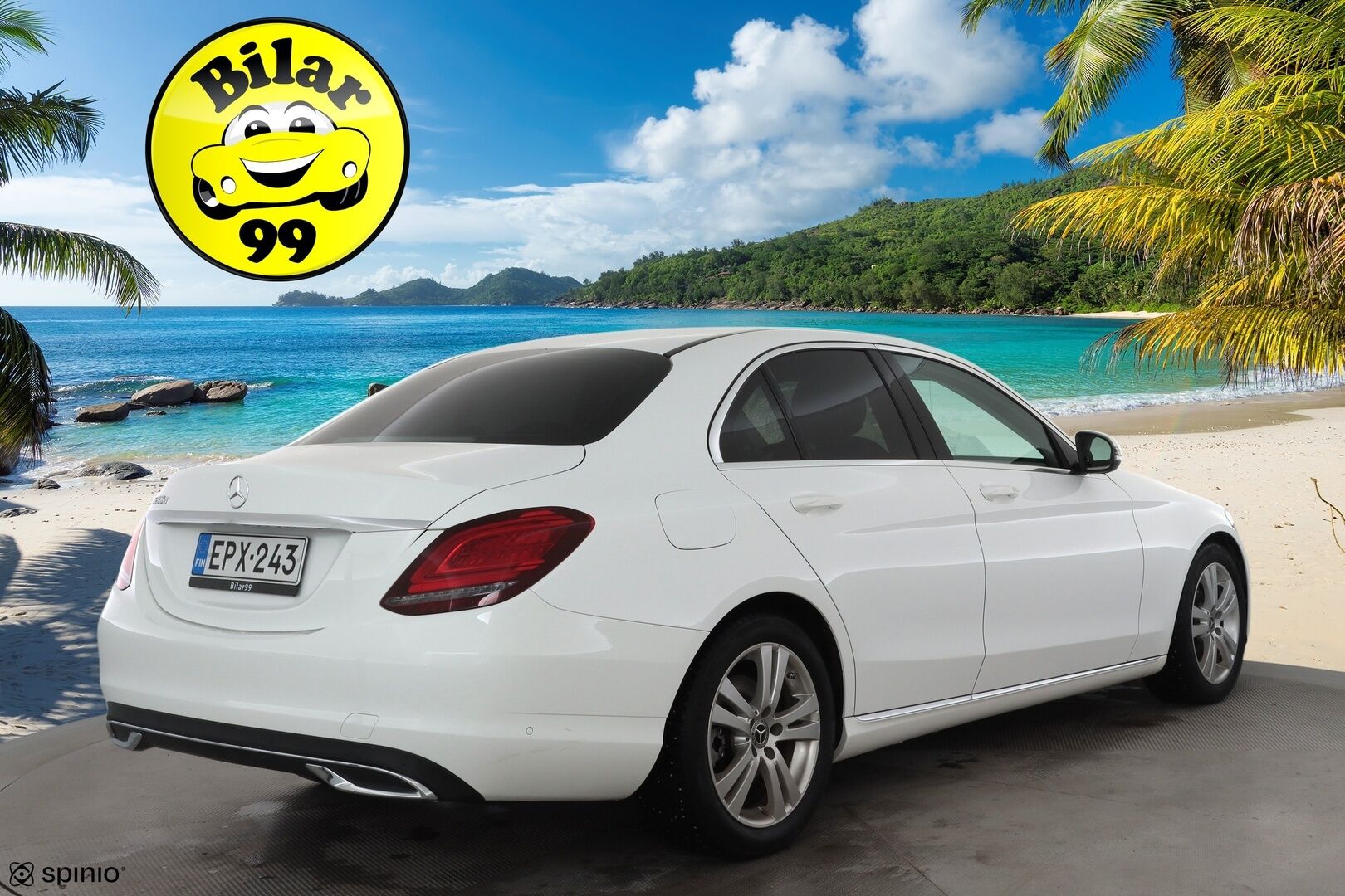 Mercedes-Benz C 2019 200 d A Business Avantgarde * Vakkari / P.kamera / LED / Navi / Puolinahat / Lohko+Sisä * - Suomi-auto / Kahdet renkaat aluvanteilla / Merkkihuollettu