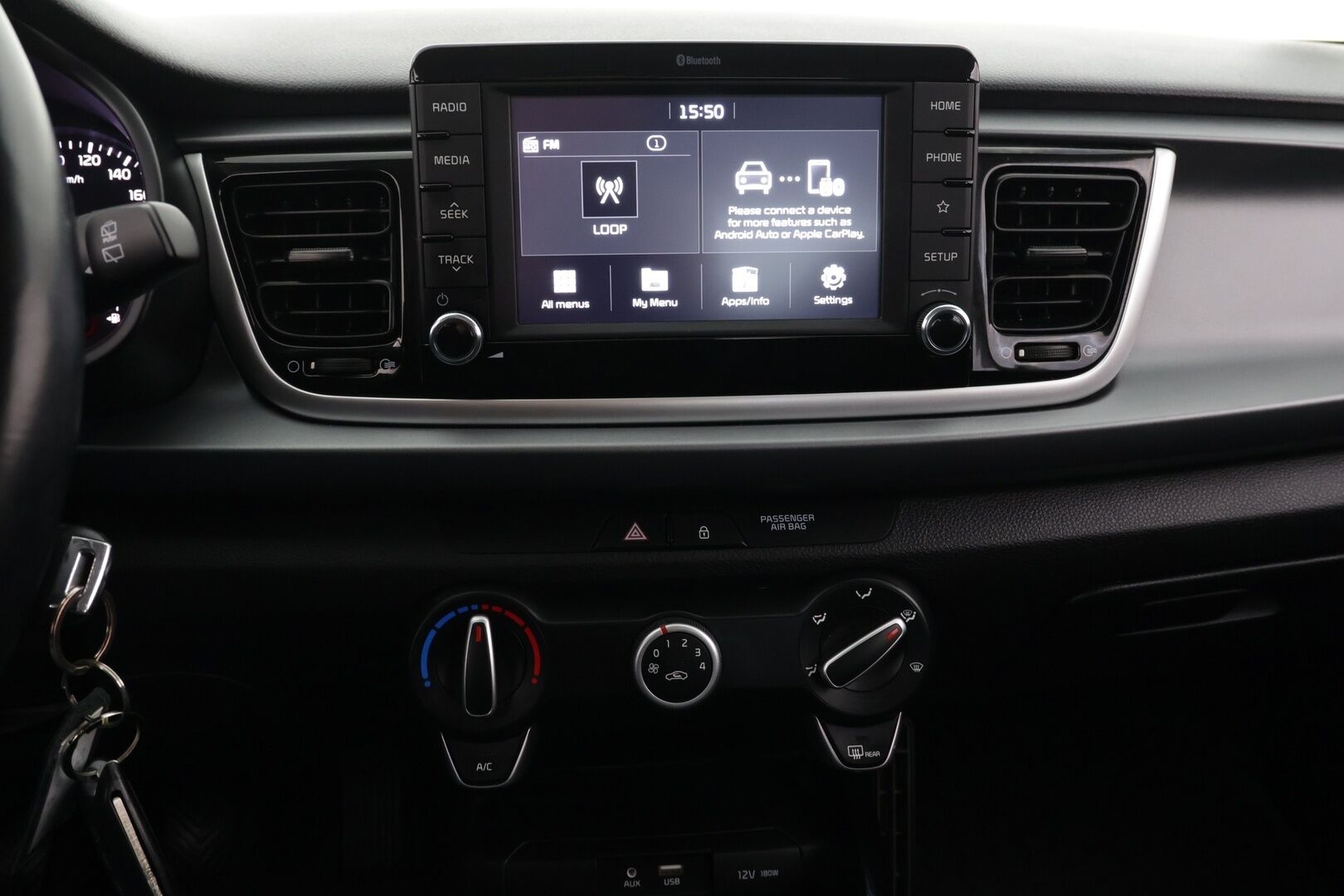 Kia Rio 2018 1,0 T-GDI ISG 100hv EX EcoDynamics / P. Kamera / Bluetooth / Vakkari / Ratinlämmitin / Lohko+sisäpuhallin - Suomi-Auto / 2 x aluvanteet / Hyväkuntoiset nastat /