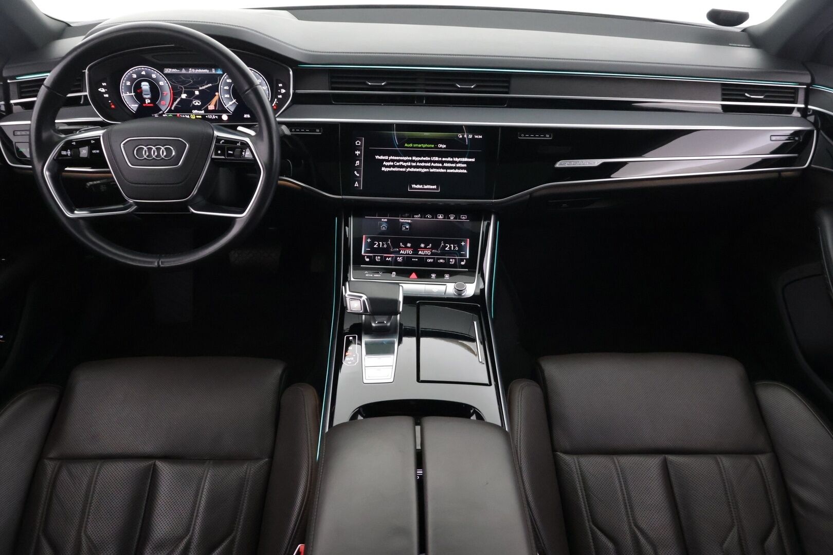 Audi A8 2020 Sedan 60 TFSI e *Huippuvarusteet / Bang&Olufsen / HUD / 360° / Hierovat & Ilmastoidut Muistinahat / Ilma-alusta / Soft-close* - Matrix LED - Laser lisäpitkillä / 2x Audin aluvanteet / Lasikattoluukku / Merkkihuollettu! - HULLUT JOULUT KORKOTARJOUS 2,49% 