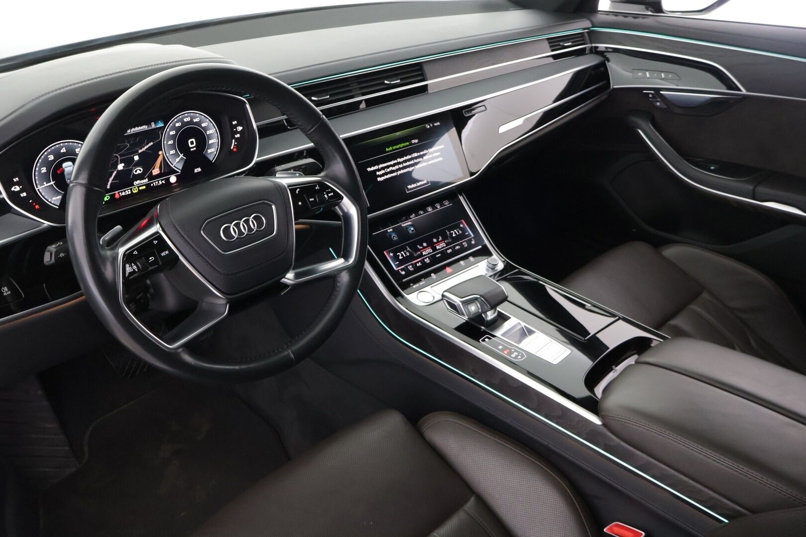 Audi A8 2020 Sedan 60 TFSI e *Huippuvarusteet / Bang&Olufsen / HUD / 360° / Hierovat & Ilmastoidut Muistinahat / Ilma-alusta / Soft-close* - Matrix LED - Laser lisäpitkillä / 2x Audin aluvanteet / Lasikattoluukku / Merkkihuollettu! - HULLUT JOULUT KORKOTARJOUS 2,49% 