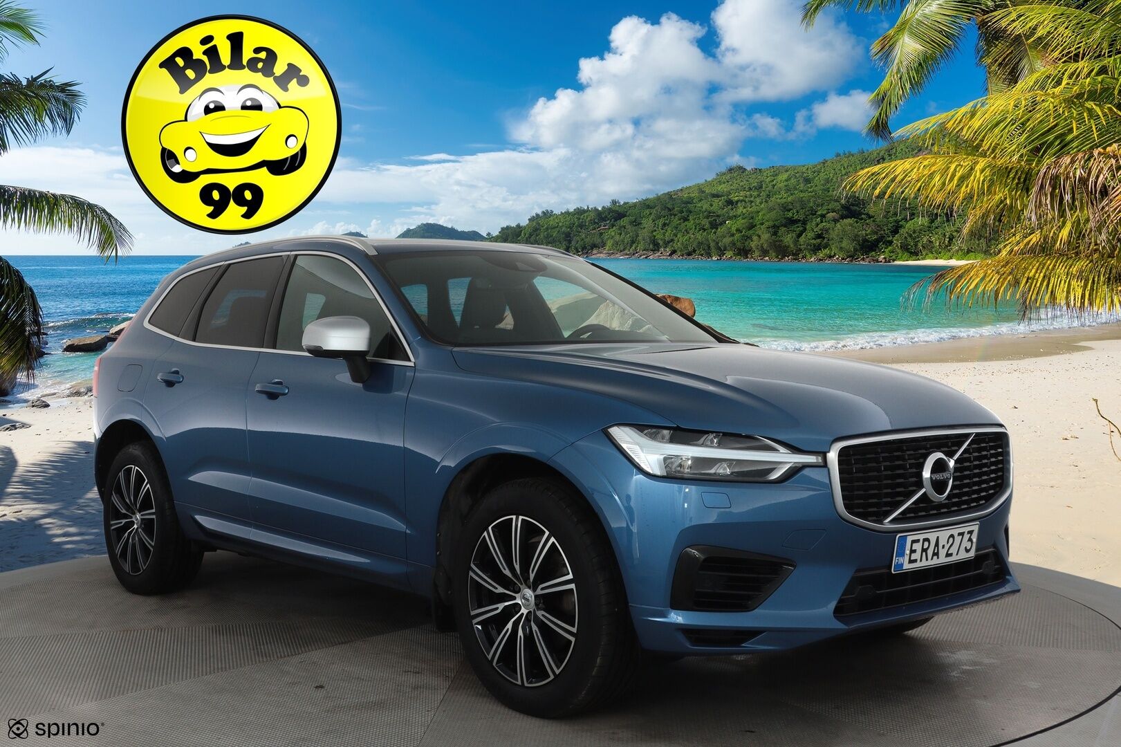 Volvo XC60 2019 T8 AWD R-Design aut **ACC / Ilma-alusta / H&K / Panorama / Koukku / Webasto / Muistipenkki / Full-LED / P.kamera** - 3,99 % KORKOTARJOUS TÄHÄN AUTOON 28.9. ASTI! - Kovilla varusteilla oleva Suomi Auto! Merkkihuollettu, jakohihna vaihdettu 5/25 135tkm! Kahdet renkaat aluvanteilla.  