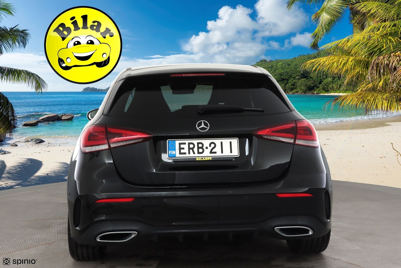 Mercedes-Benz A 2019 180 A Business AMG - | Distronic Pro | P.kamera | widescreen | Burmester | Puolinahat Sporttipenkit | LED | Suomi-auto | Kahdet Renkaat |