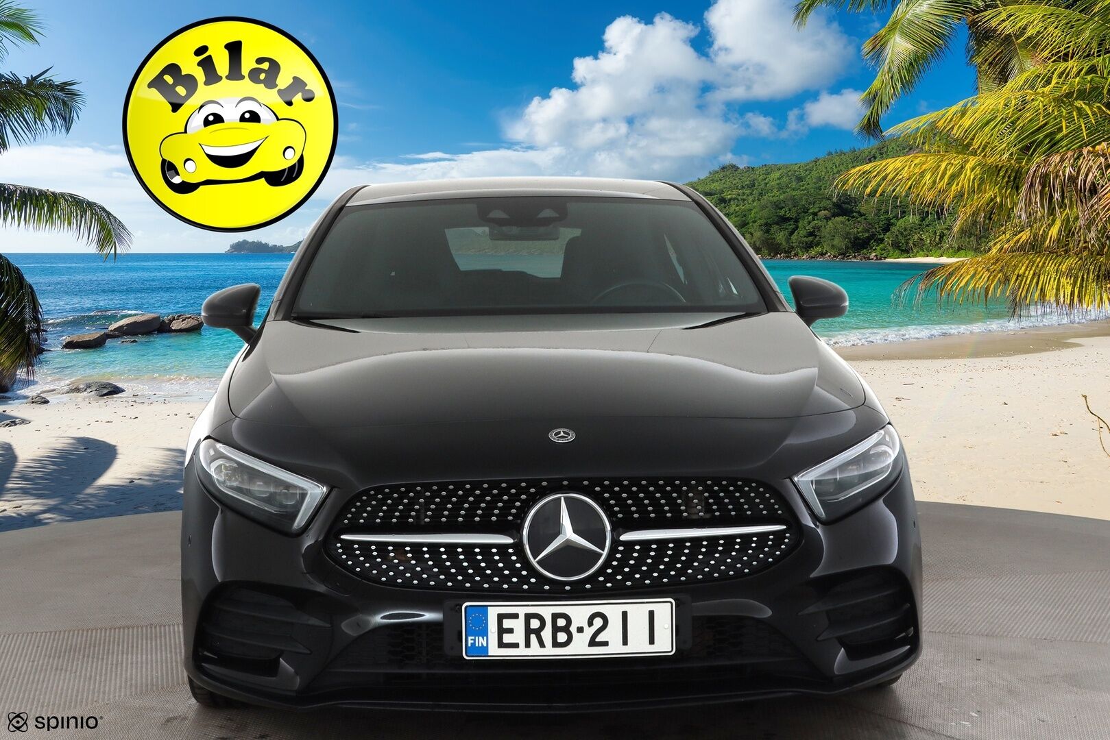 Mercedes-Benz A 2019 180 A Business AMG - | Distronic Pro | P.kamera | widescreen | Burmester | Puolinahat Sporttipenkit | LED | Suomi-auto | Kahdet Renkaat |