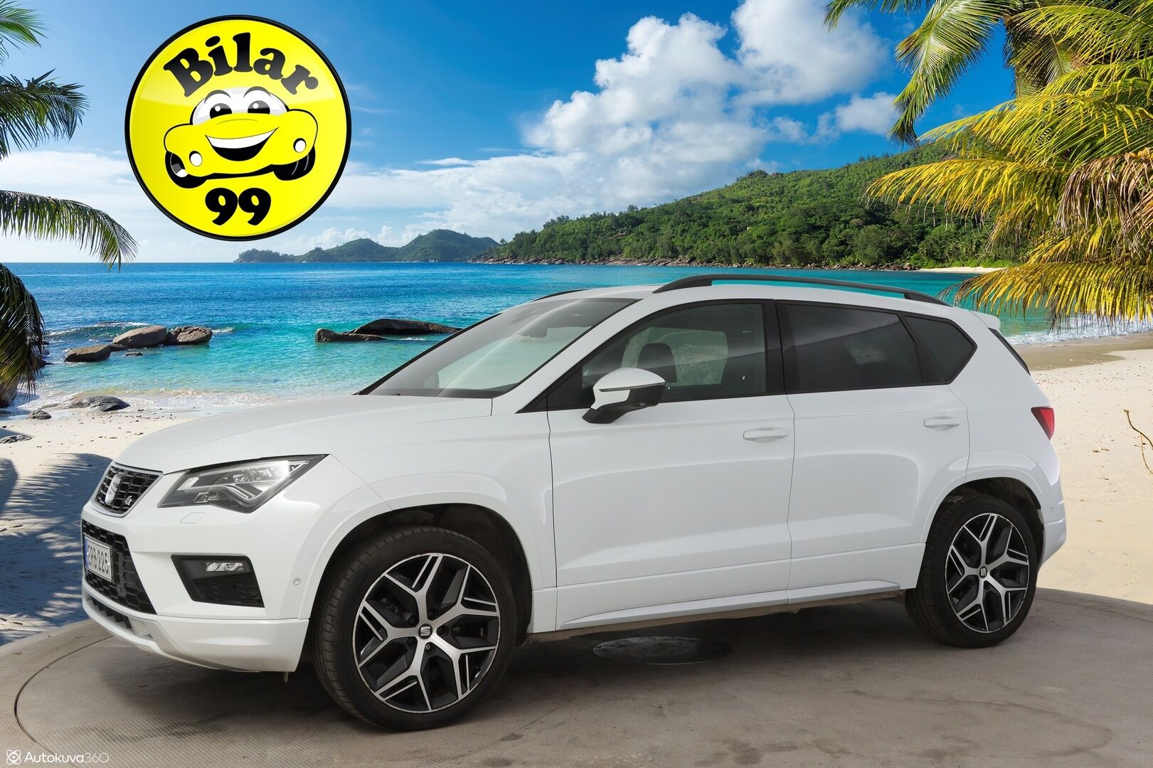 Seat Ateca 2019 2,0 TSI 190 4DRIVE FR Business DSG*Webasto / Digimittaristo / Panoraama / Beats audio / ACC / BLIS / Peruutuskamera* - *Huippuvarusteet / Suomi-auto / 2x renkaat ja vanteet*
