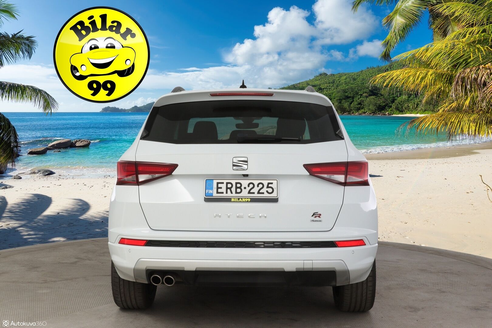 Seat Ateca 2019 2,0 TSI 190 4DRIVE FR Business DSG*Webasto / Digimittaristo / Panoraama / Beats audio / ACC / BLIS / Peruutuskamera* - *Huippuvarusteet / Suomi-auto / 2x renkaat ja vanteet*