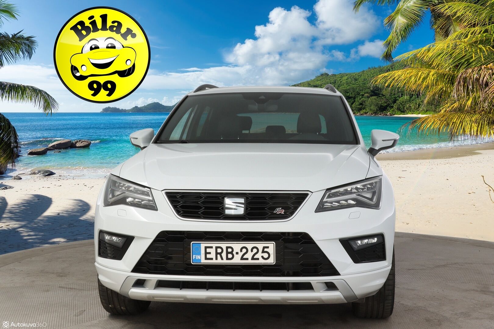 Seat Ateca 2019 2,0 TSI 190 4DRIVE FR Business DSG*Webasto / Digimittaristo / Panoraama / Beats audio / ACC / BLIS / Peruutuskamera* - *Huippuvarusteet / Suomi-auto / 2x renkaat ja vanteet*