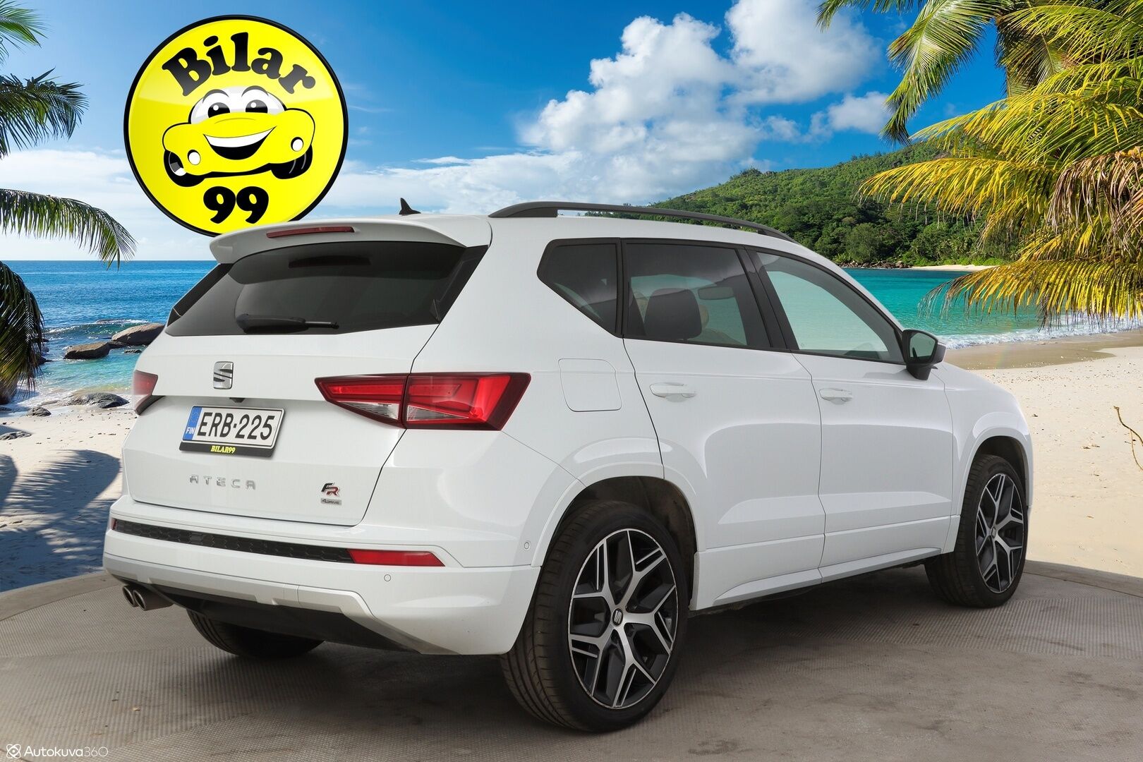 Seat Ateca 2019 2,0 TSI 190 4DRIVE FR Business DSG*Webasto / Digimittaristo / Panoraama / Beats audio / ACC / BLIS / Peruutuskamera* - *Huippuvarusteet / Suomi-auto / 2x renkaat ja vanteet*