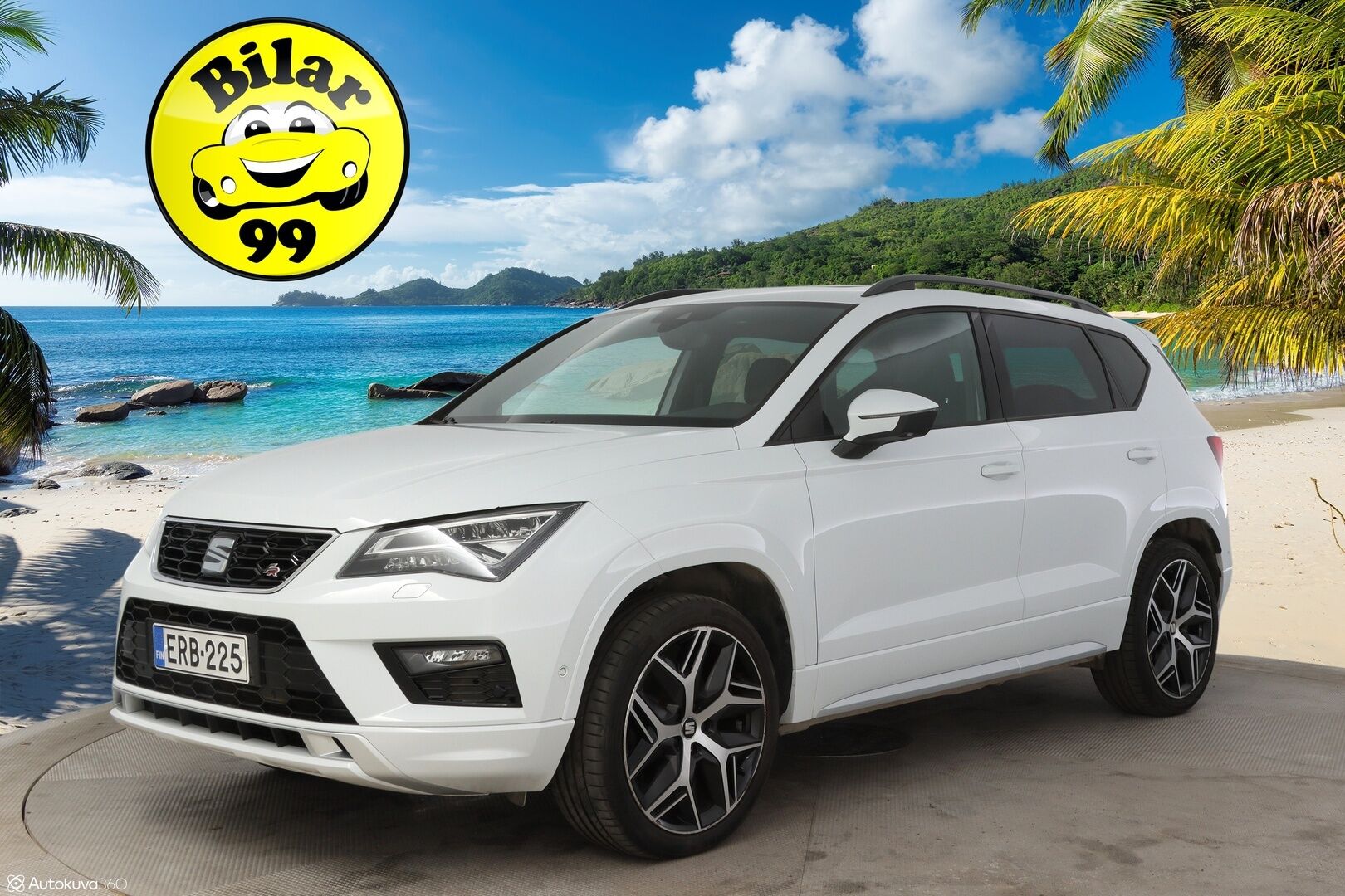 Seat Ateca 2019 2,0 TSI 190 4DRIVE FR Business DSG*Webasto / Digimittaristo / Panoraama / Beats audio / ACC / BLIS / Peruutuskamera* - *Huippuvarusteet / Suomi-auto / 2x renkaat ja vanteet*