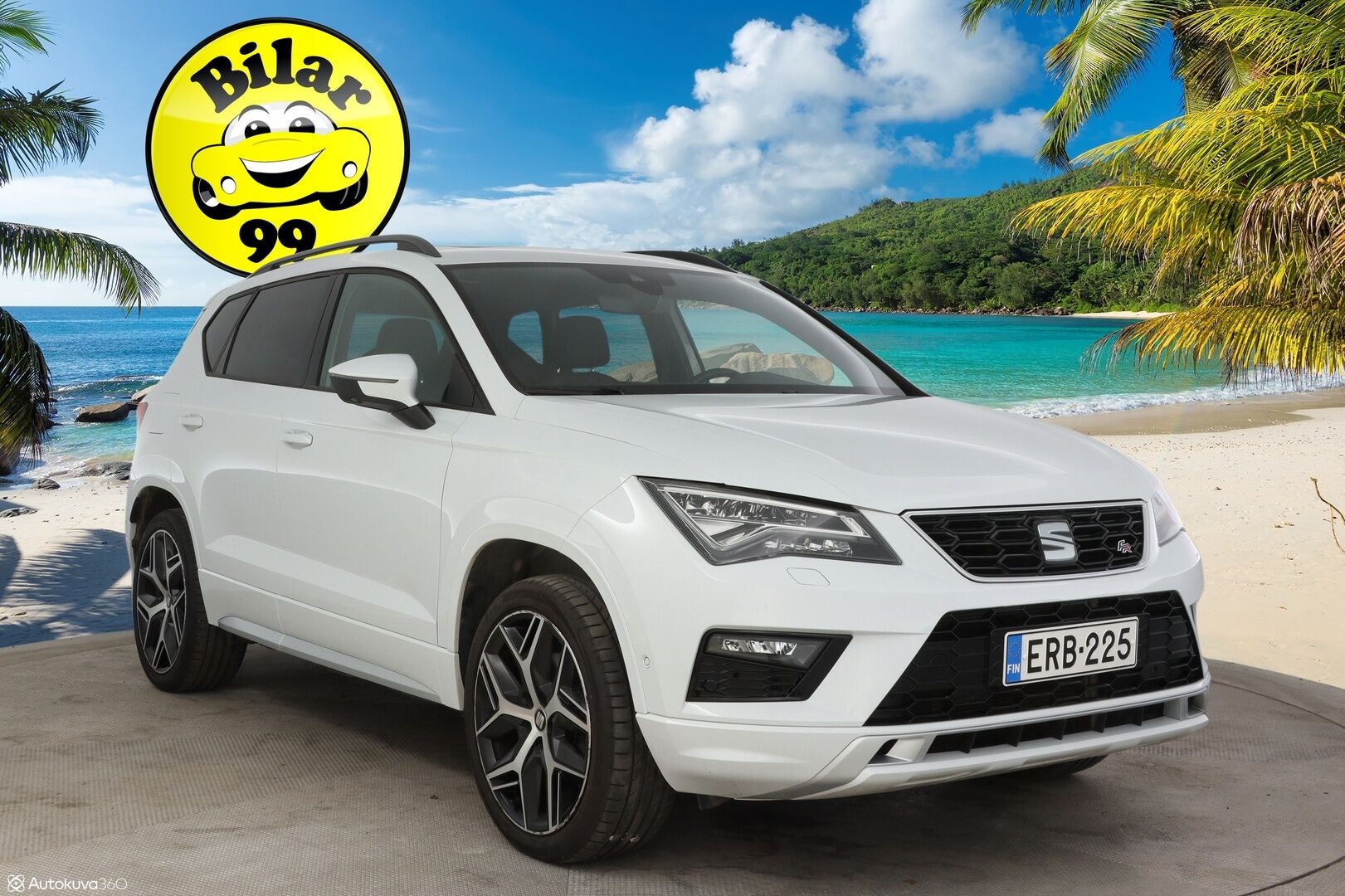 Seat Ateca 2019 2,0 TSI 190 4DRIVE FR Business DSG*Webasto / Digimittaristo / Panoraama / Beats audio / ACC / BLIS / Peruutuskamera* - *Huippuvarusteet / Suomi-auto / 2x renkaat ja vanteet*