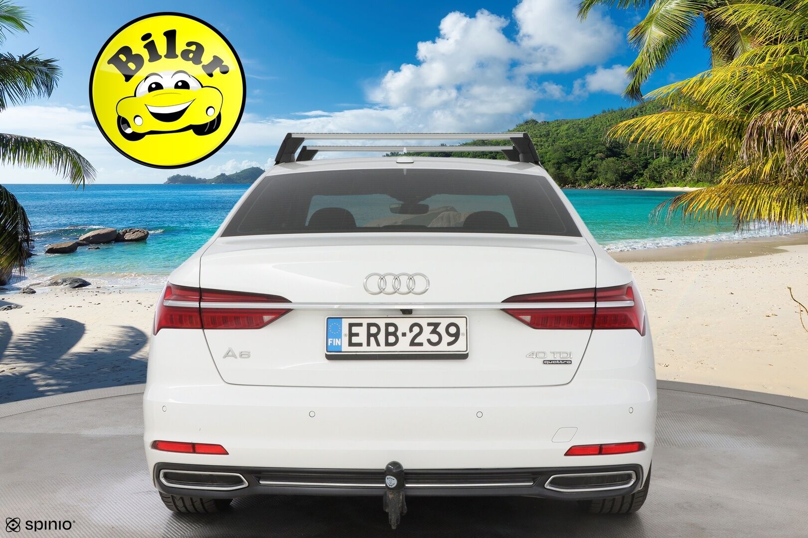 Audi A6 2019 Sedan Business Sport 40 TDI MHEV quattro S tronic - Webasto | Vetokoukku | Adapt.LED | 360-Kamera | 4-Alue AC | Sporttipenkit | Matrix LED