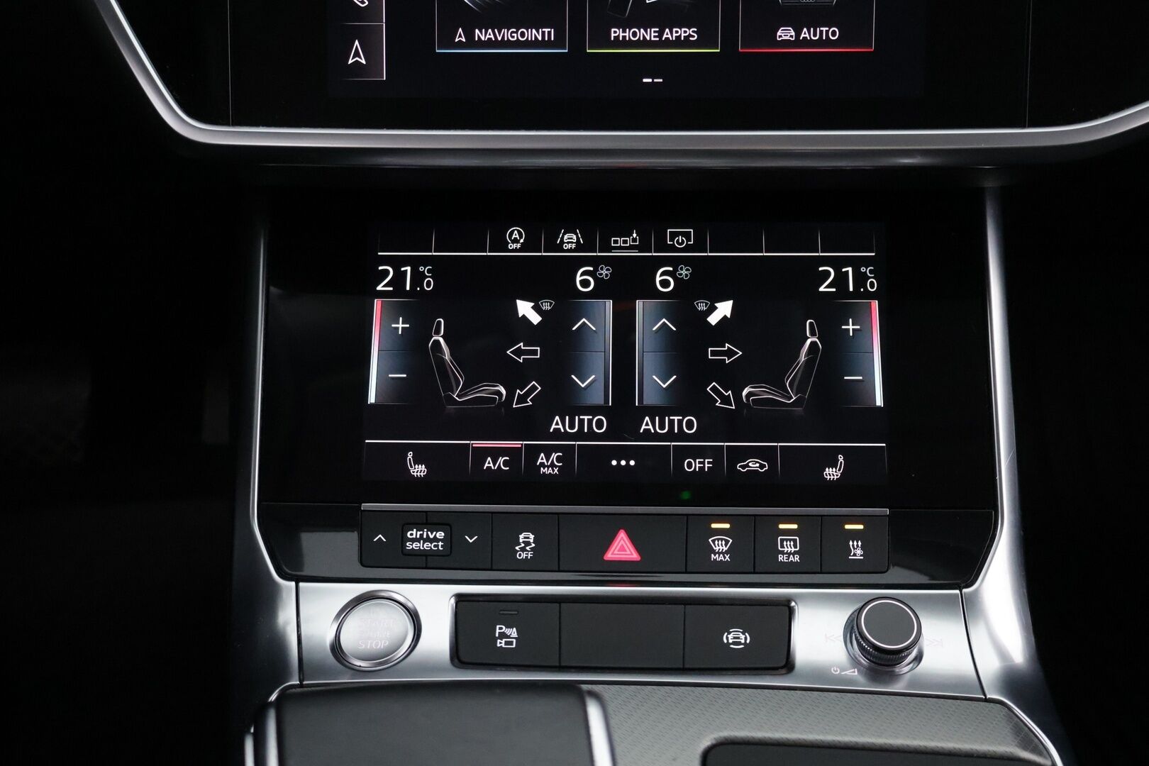 Audi A6 2019 Sedan Business Sport 40 TDI MHEV quattro S tronic - Webasto | Vetokoukku | Adapt.LED | 360-Kamera | 4-Alue AC | Sporttipenkit | Matrix LED
