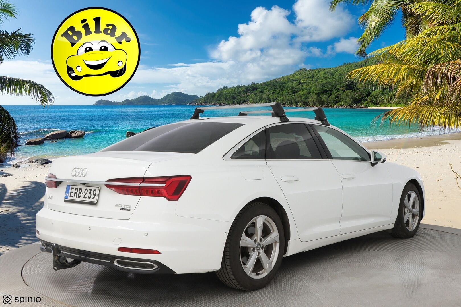 Audi A6 2019 Sedan Business Sport 40 TDI MHEV quattro S tronic - Webasto | Vetokoukku | Adapt.LED | 360-Kamera | 4-Alue AC | Sporttipenkit | Matrix LED