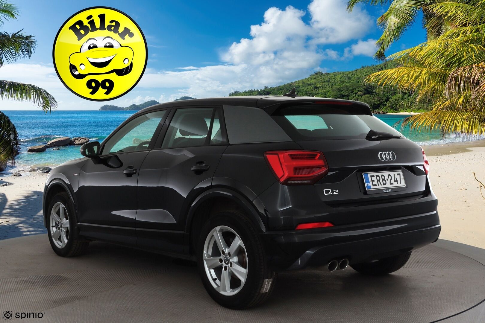 Audi Q2 2019 Business Sport 35 TFSI 110 kW S tronic * ACC / P.kamera / B&O / LED / Lohkolämmitin / KeylessGo / Sähköluukku * - Lasikattoluukku / Kahdet renkaat aluvanteilla - HULLU BLACKWEEK KORKOTARJOUS 2,49%