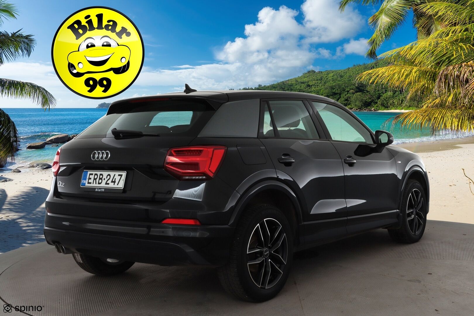 Audi Q2 2019 Business Sport 35 TFSI 110 kW S tronic * ACC / P.kamera / B&O / LED / Lohkolämmitin / KeylessGo / Sähköluukku * - Lasikattoluukku / Kahdet renkaat aluvanteilla - HULLU BLACKWEEK KORKOTARJOUS 2,49%