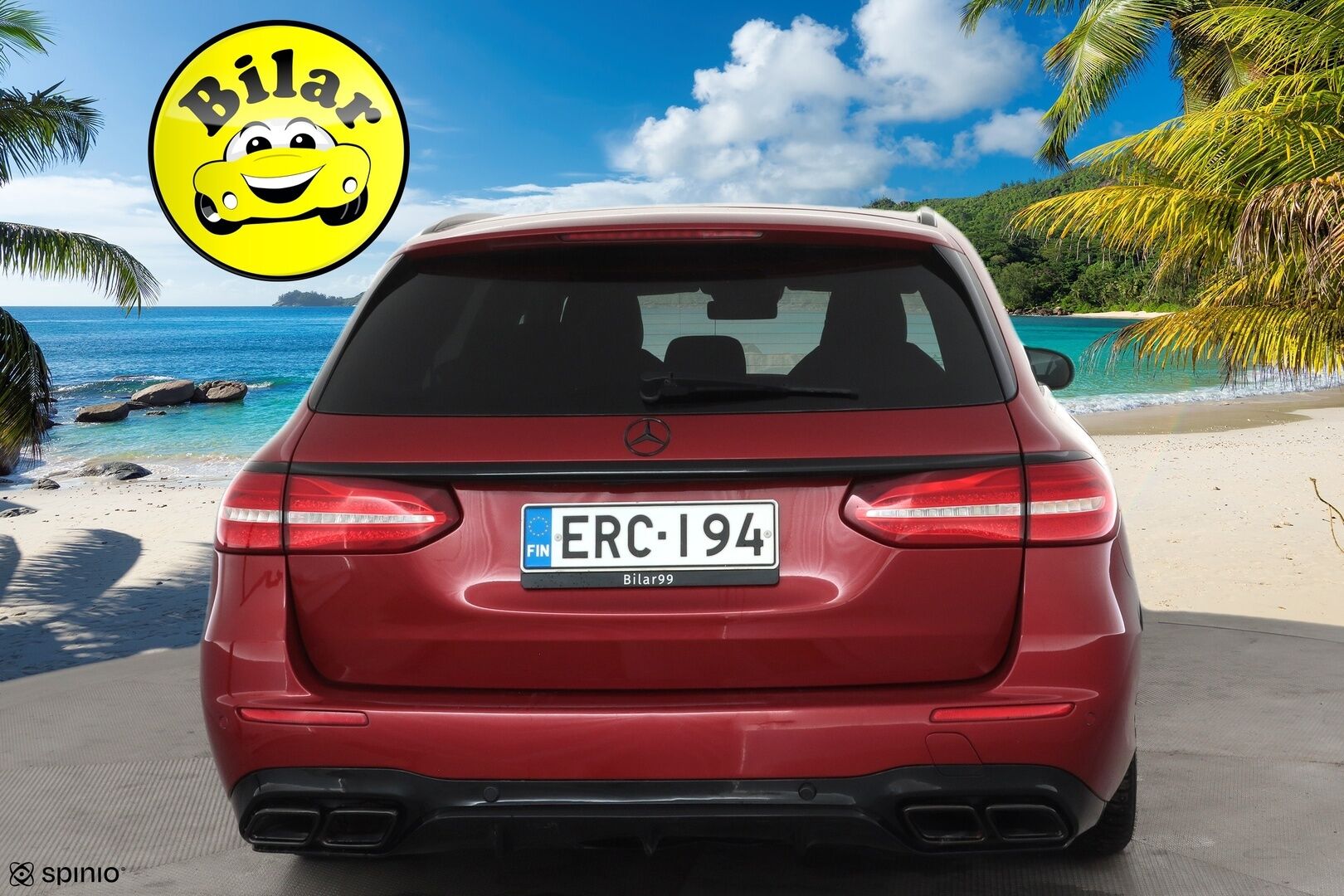 Mercedes-Benz E 2018 220 d 4Matic T A Business AMG - Burmester | Panorama | Webasto | Koukku | ACC | Multibeam | 360 | Sportpenkit | Kahdet renkaat aluvanteilla