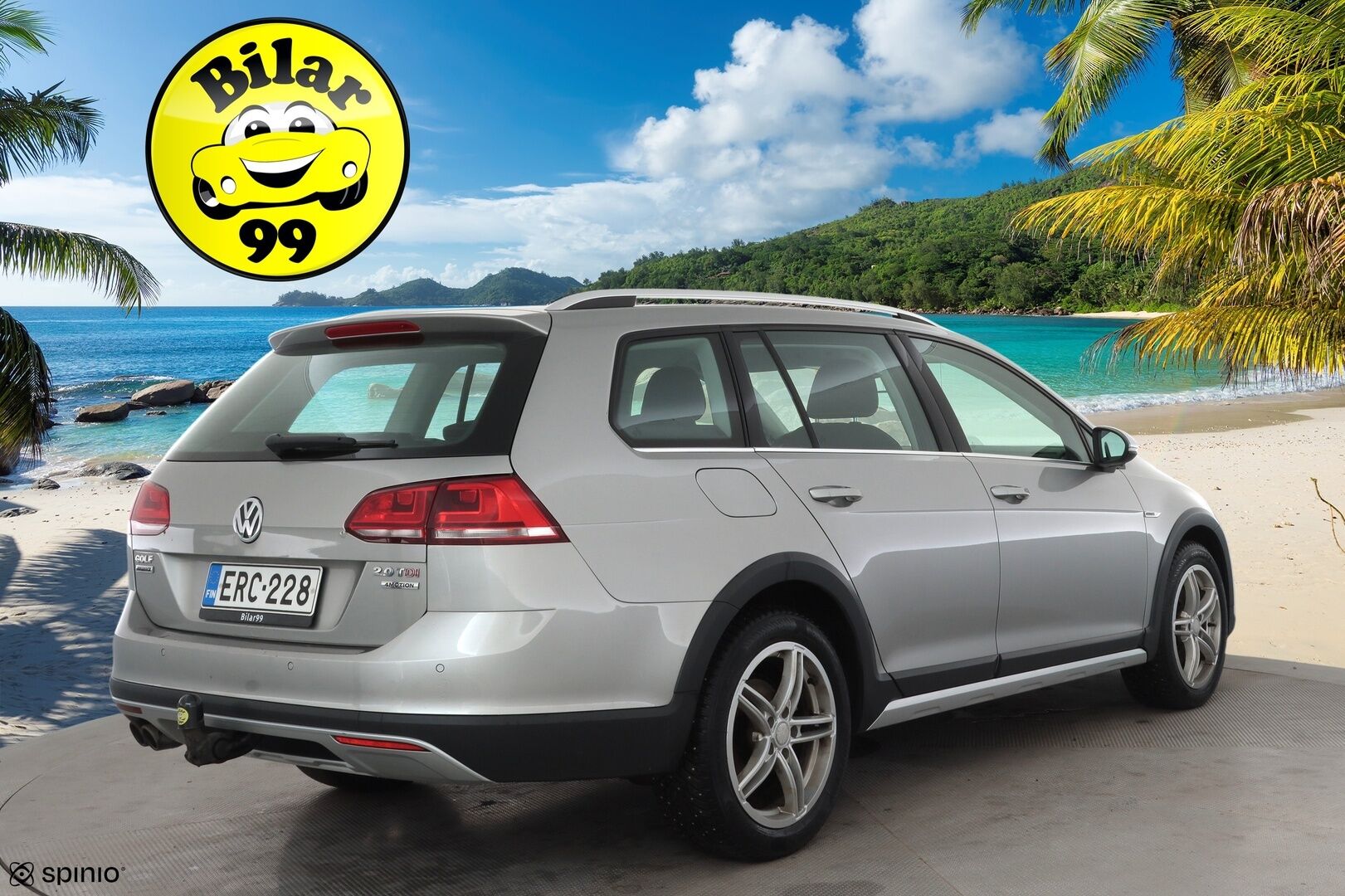 Volkswagen Golf 2015 Variant Alltrack 2,0 TDI 135 kW (184 hv) 4MOTION DSG * ACC / Xenon / Koukku / Lohko / P.kamera * - 1.Om Suomi-auto / Ei AdBlue / Kahdet renkaat alumiinivanteilla!