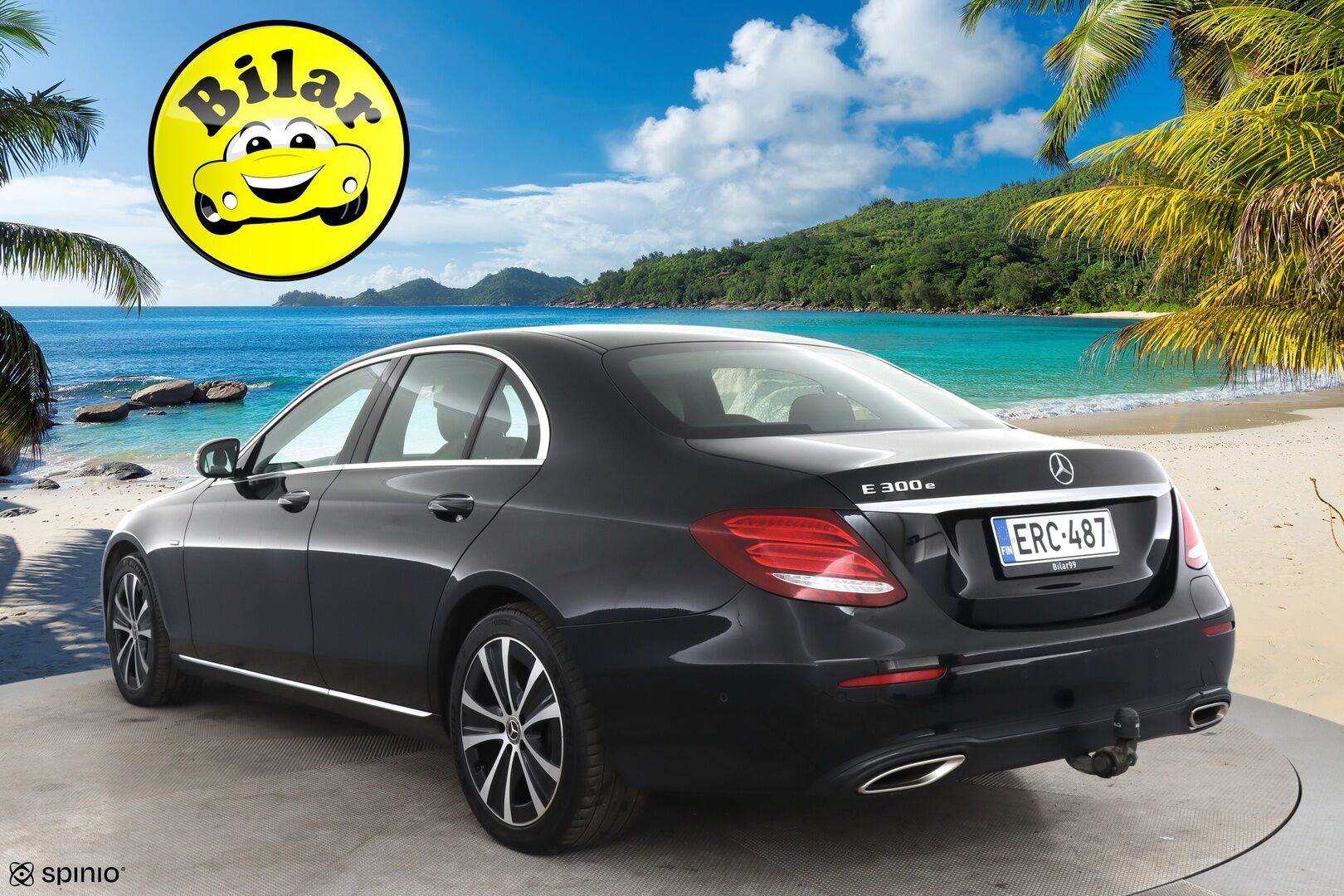 Mercedes-Benz E 2019 300 e A Business Avantgarde Edition EQ Power - Suomi-auto / LED High Performance / Widescreen / Navi / BLIS / Apple & Android / Ambient / Puolinahat / Koukku