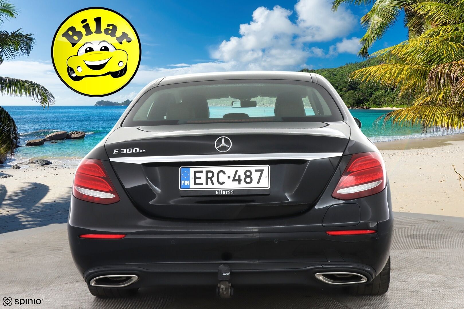 Mercedes-Benz E 2019 300 e A Business Avantgarde Edition EQ Power - Suomi-auto / LED High Performance / Widescreen / Navi / BLIS / Apple & Android / Ambient / Puolinahat / Koukku