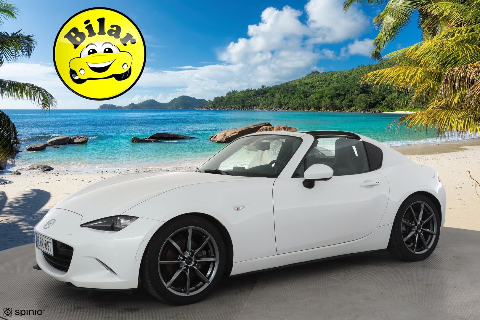 Mazda MX-5 2017 RF 2.0 SKYACTIV-G - | Kovakatto | Recaro | Bilstein alustasarja | Nahka-alcantara | Mureat äänet | LED | BSM | Kaistavahti | Navi | BT | Keyless | Vakkari | 2x renkaat aluin | 