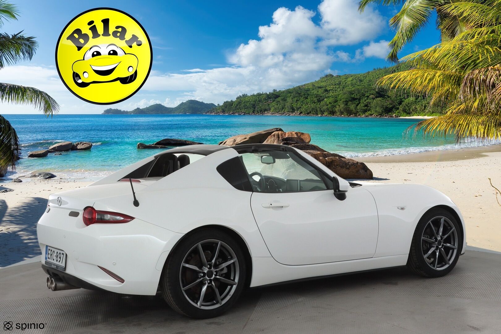 Mazda MX-5 2017 RF 2.0 SKYACTIV-G - | Kovakatto | Recaro | Bilstein alustasarja | Nahka-alcantara | Mureat äänet | LED | BSM | Kaistavahti | Navi | BT | Keyless | Vakkari | 2x renkaat aluin | 