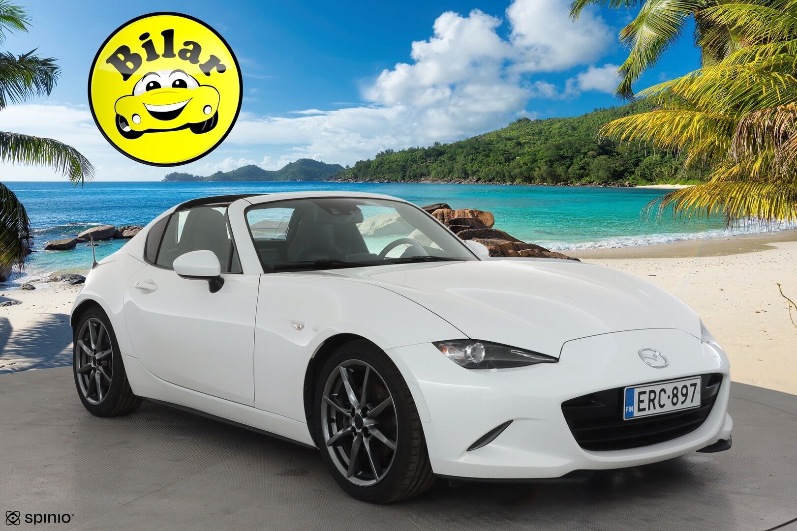 Mazda MX-5 2017 RF 2.0 SKYACTIV-G - | Kovakatto | Recaro | Bilstein alustasarja | Nahka-alcantara | Mureat äänet | LED | BSM | Kaistavahti | Navi | BT | Keyless | Vakkari | 2x renkaat aluin | 