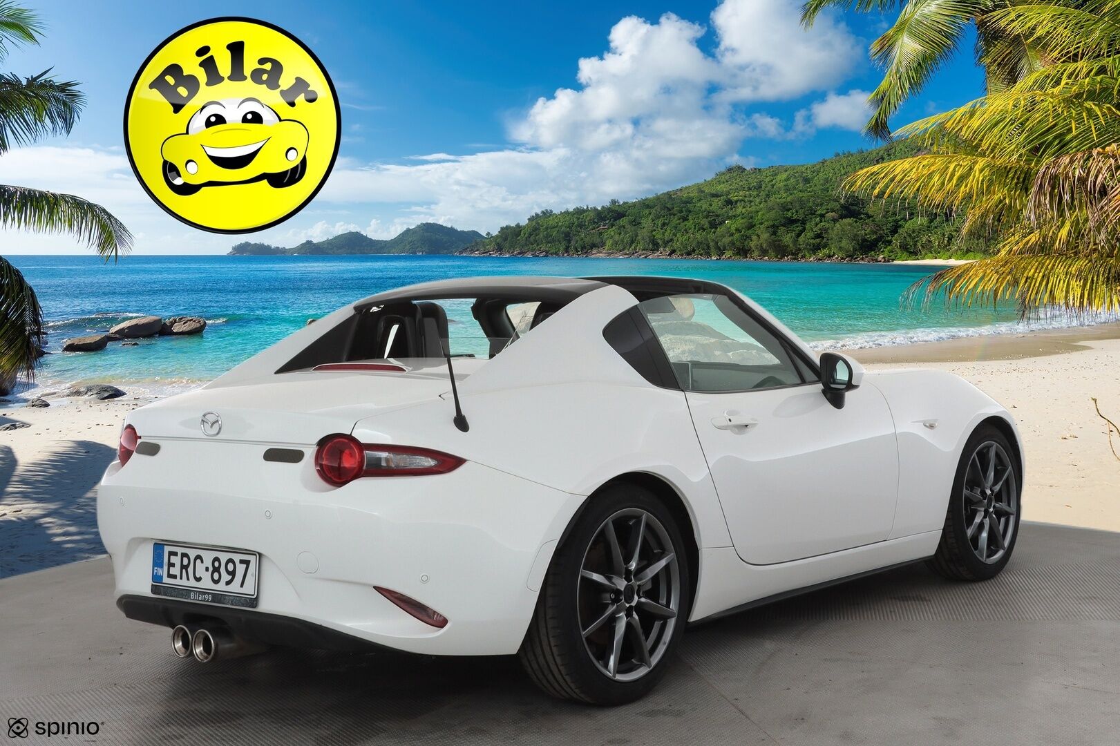 Mazda MX-5 2017 RF 2.0 SKYACTIV-G - | Kovakatto | Recaro | Bilstein alustasarja | Nahka-alcantara | Mureat äänet | LED | BSM | Kaistavahti | Navi | BT | Keyless | Vakkari | 2x renkaat aluin | 