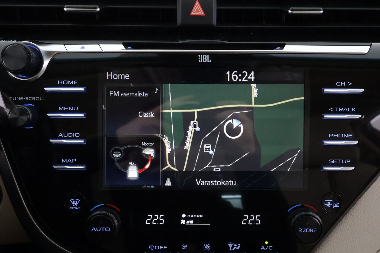 Toyota Camry 2019 2,5 Hybrid Premium Business - | ACC | Polttoainelämmitin | HUD | JBL | Sähkönahat | Navi | Keyless | P.kamera | Ohjausapu | BSM | RSA | Merkkihuollot | 2x renkaat aluin | 