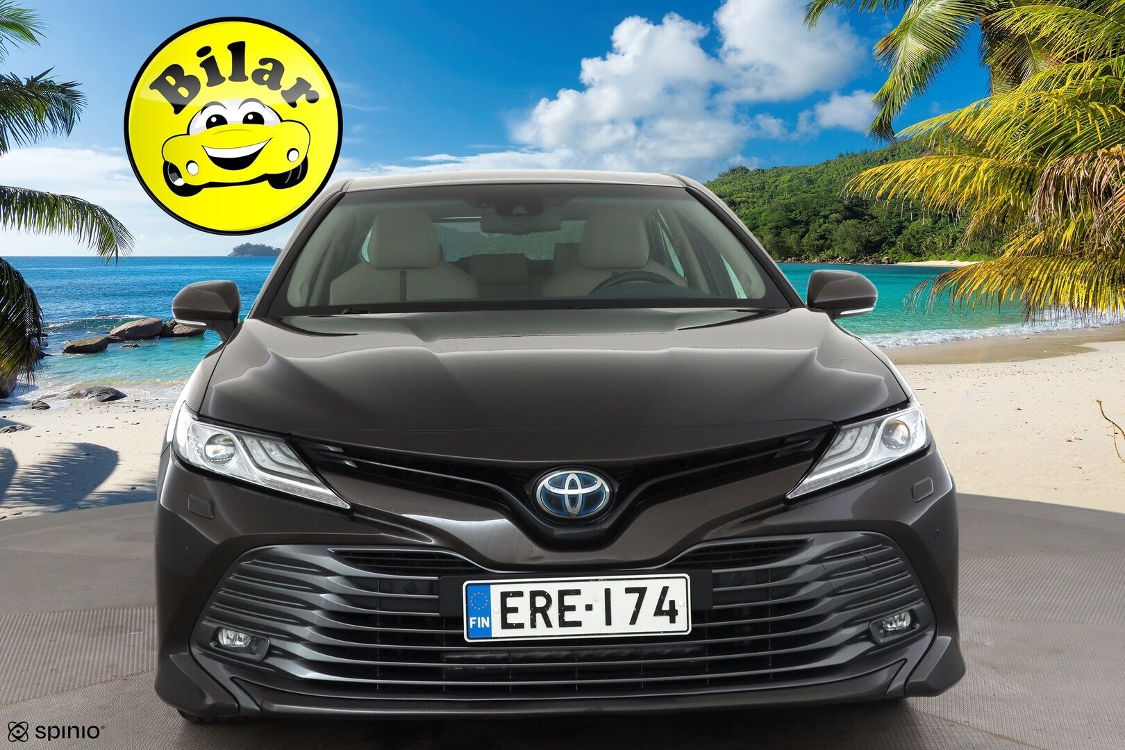 Toyota Camry 2019 2,5 Hybrid Premium Business - | ACC | Polttoainelämmitin | HUD | JBL | Sähkönahat | Navi | Keyless | P.kamera | Ohjausapu | BSM | RSA | Merkkihuollot | 2x renkaat aluin | 
