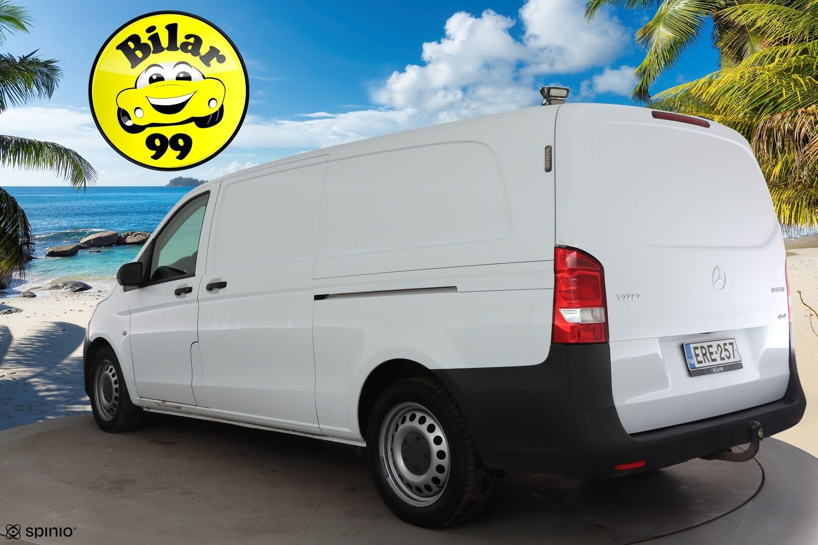 Mercedes-Benz Vito 2019 114CDI 4x4-3,2/34K pitkä A3 A * ALV / Webasto / Vakkari / P.kamera / Koukku / Bluetooth / 2xRenkaat * - 1.Om Suomi-auto / Merkkihuollettu / Lisävalot - HULLUT JOULUT KORKOTARJOUS 2,49% 