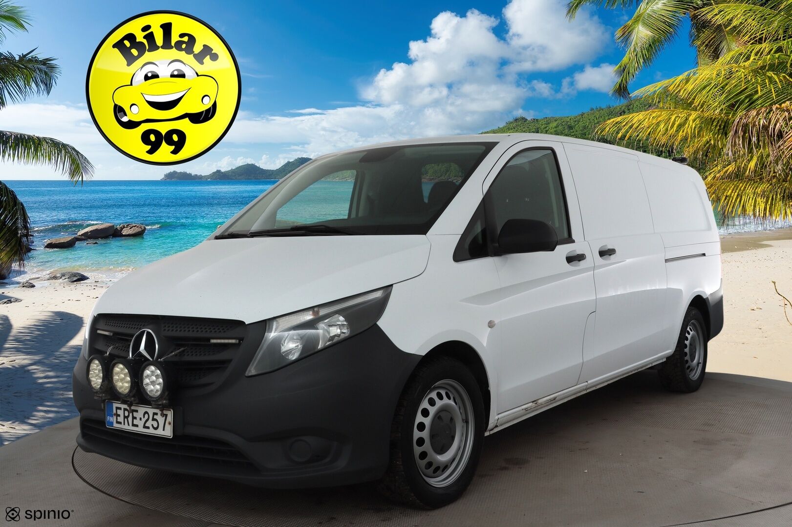 Mercedes-Benz Vito 2019 114CDI 4x4-3,2/34K pitkä A3 A * ALV / Webasto / Vakkari / P.kamera / Koukku / Bluetooth / 2xRenkaat * - 1.Om Suomi-auto / Merkkihuollettu / Lisävalot - HULLUT JOULUT KORKOTARJOUS 2,49% 