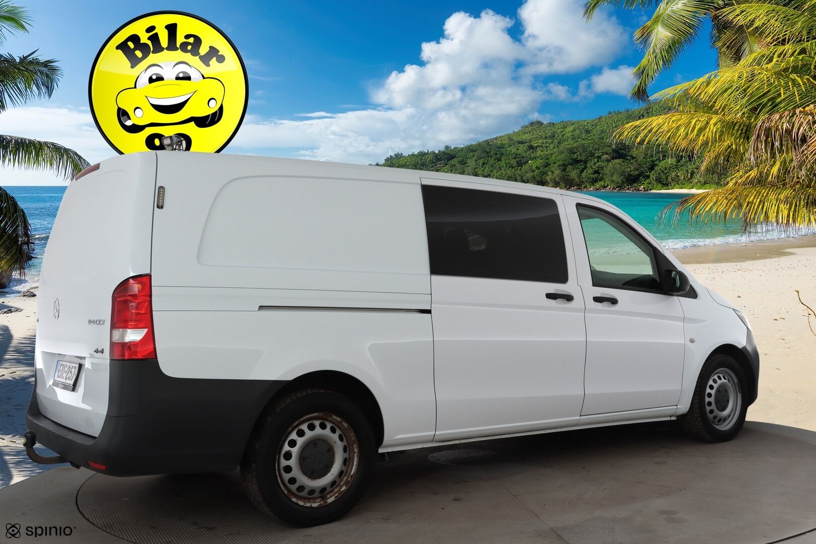 Mercedes-Benz Vito 2019 114CDI 4x4-3,2/34K pitkä A3 A * ALV / Webasto / Vakkari / P.kamera / Koukku / Bluetooth / 2xRenkaat * - 1.Om Suomi-auto / Merkkihuollettu / Lisävalot - HULLUT JOULUT KORKOTARJOUS 2,49% 