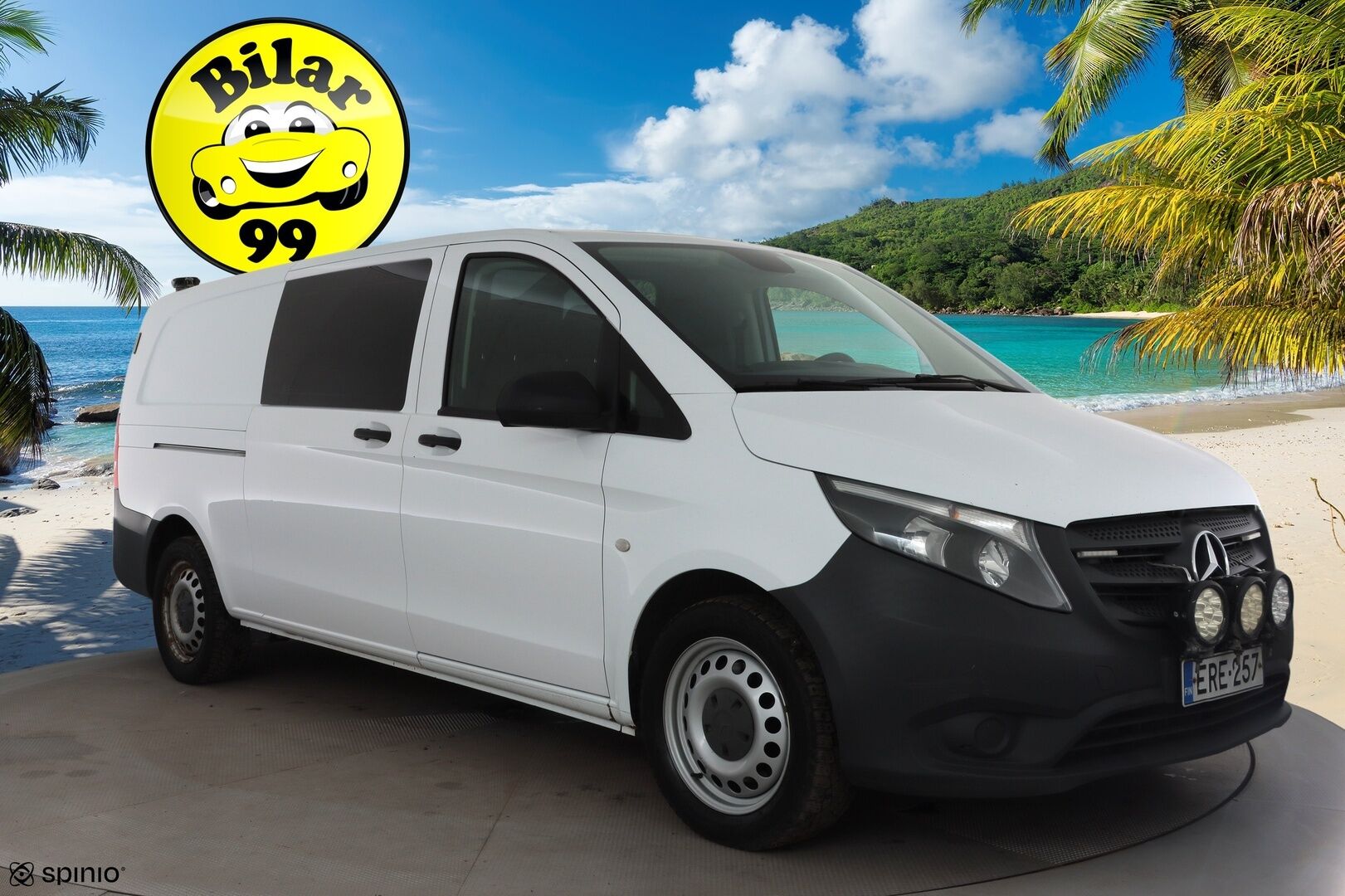 Mercedes-Benz Vito 2019 114CDI 4x4-3,2/34K pitkä A3 A * ALV / Webasto / Vakkari / P.kamera / Koukku / Bluetooth / 2xRenkaat * - 1.Om Suomi-auto / Merkkihuollettu / Lisävalot - HULLUT JOULUT KORKOTARJOUS 2,49% 