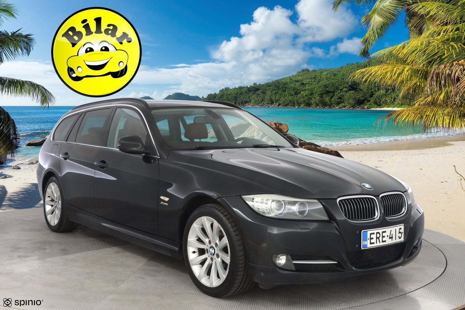 BMW 320 2011 E91 Touring 320d xDrive A - Konjakki nahkasisusta | Panorama | Vakkari | Navi | Tutkat | Erittäin säntilliset huollot! | Kahdet renkaat aluvantein | Puhdas Carvertical!