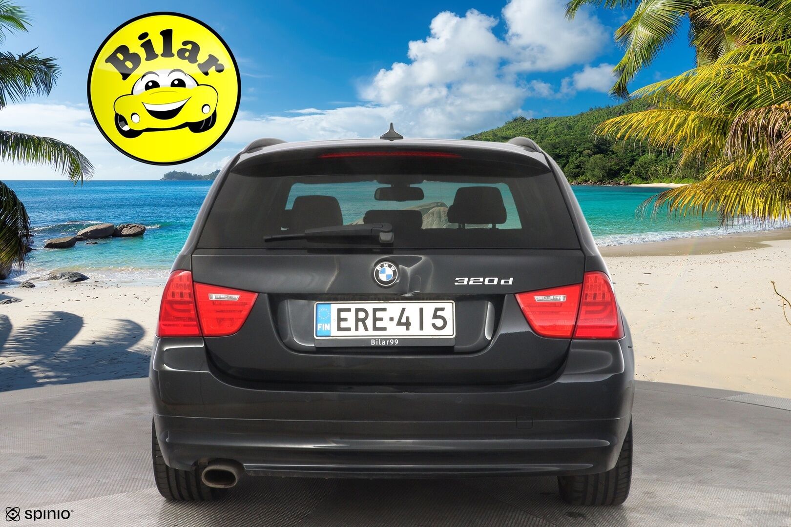 BMW 320 2011 E91 Touring 320d xDrive A - Konjakki nahkasisusta | Panorama | Vakkari | Navi | Tutkat | Erittäin säntilliset huollot! | Kahdet renkaat aluvantein | Puhdas Carvertical!