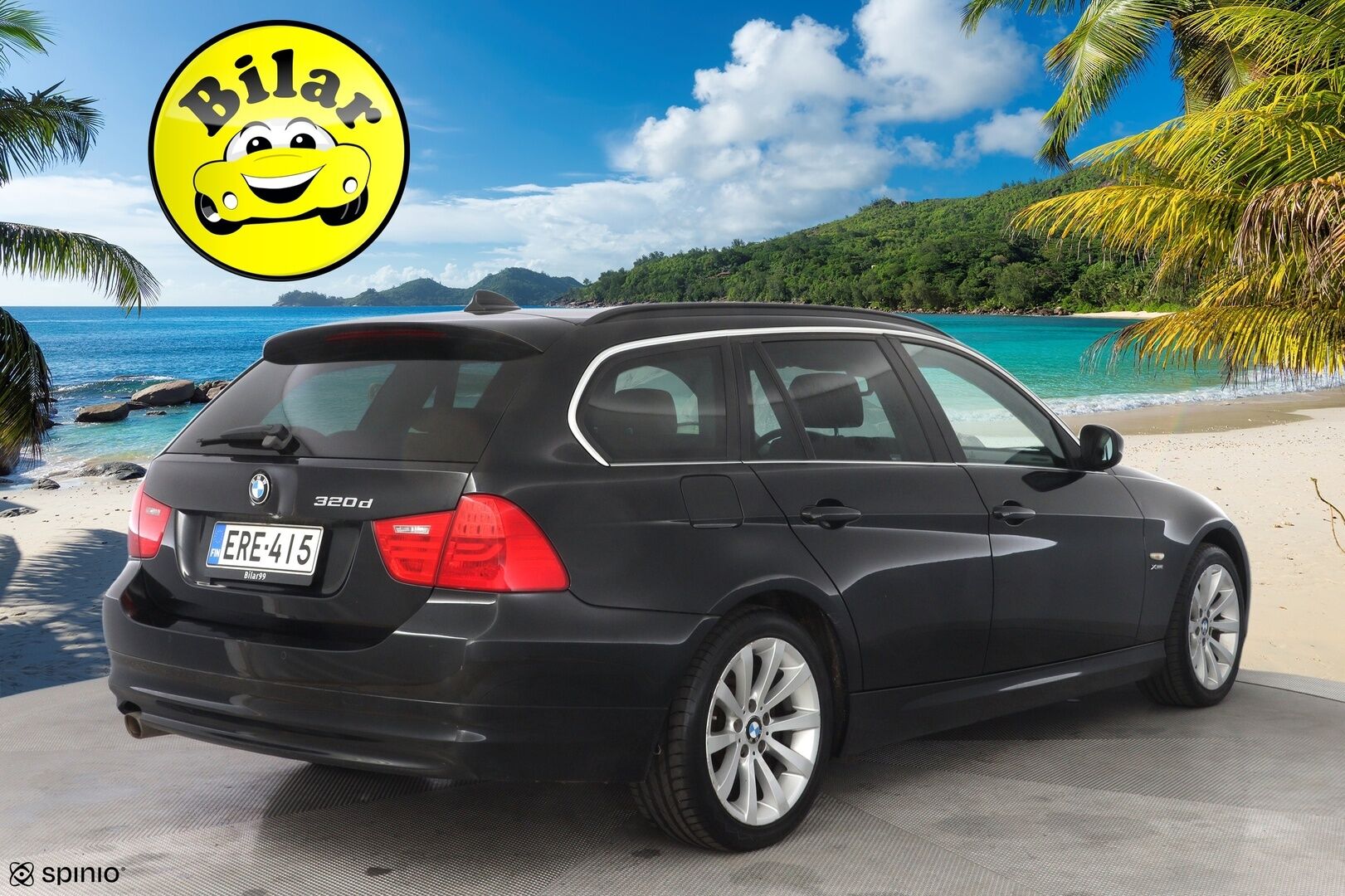 BMW 320 2011 E91 Touring 320d xDrive A - Konjakki nahkasisusta | Panorama | Vakkari | Navi | Tutkat | Erittäin säntilliset huollot! | Kahdet renkaat aluvantein | Puhdas Carvertical!