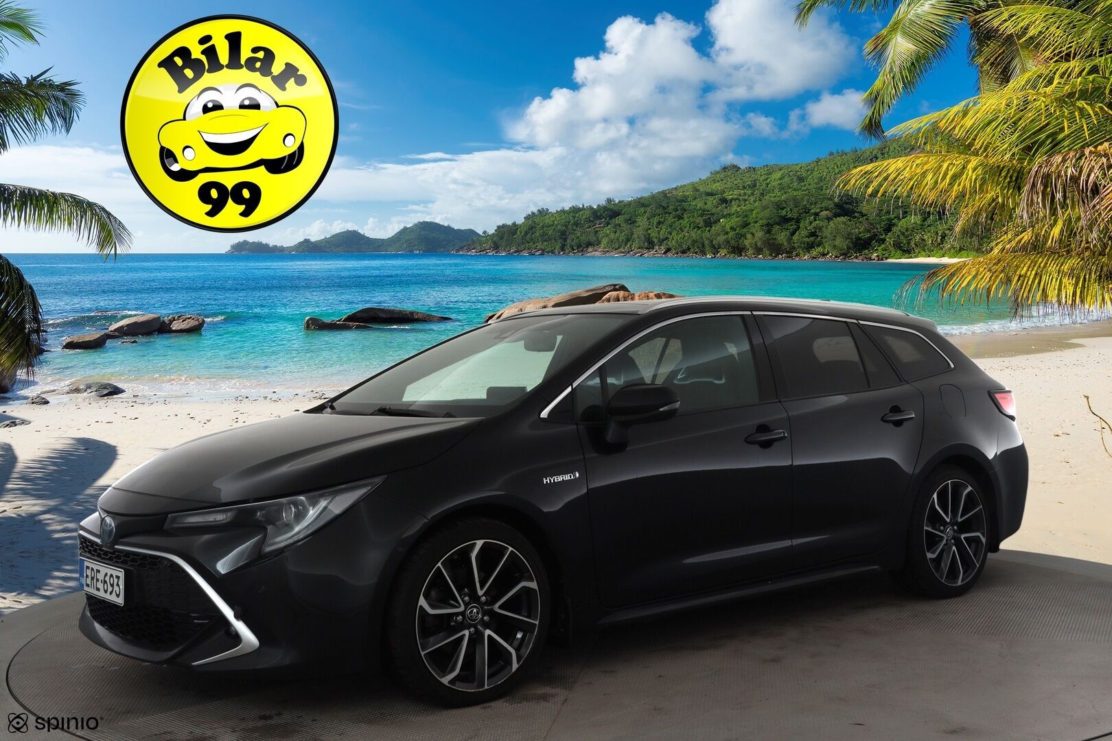 Toyota Corolla 2019 Touring Sports 2,0 Hybrid Premium * ACC / HUD / Panorama / Webasto / JBL / P.kamera / Navi / KeylessGo / Sporttinahat / LED * - Suomi-auto / Kahdet renkaat aluvanteilla / Merkkihuollettu / Supervarusteet