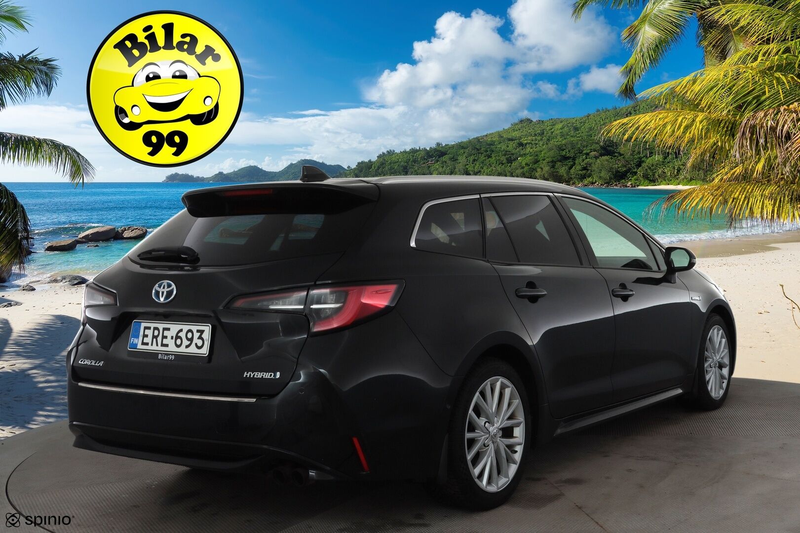 Toyota Corolla 2019 Touring Sports 2,0 Hybrid Premium * ACC / HUD / Panorama / Webasto / JBL / P.kamera / Navi / KeylessGo / Sporttinahat / LED * - Suomi-auto / Kahdet renkaat aluvanteilla / Merkkihuollettu / Supervarusteet