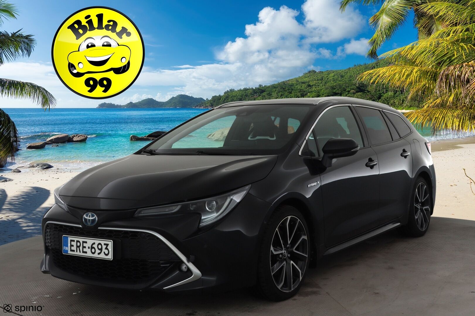 Toyota Corolla 2019 Touring Sports 2,0 Hybrid Premium * ACC / HUD / Panorama / Webasto / JBL / P.kamera / Navi / KeylessGo / Sporttinahat / LED * - Suomi-auto / Kahdet renkaat aluvanteilla / Merkkihuollettu / Supervarusteet