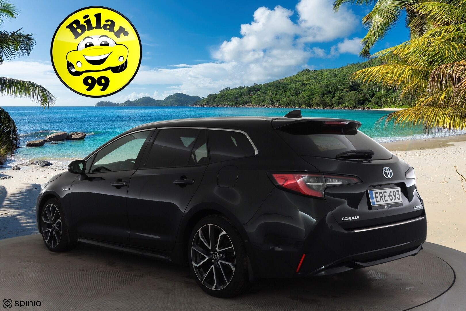 Toyota Corolla 2019 Touring Sports 2,0 Hybrid Premium * ACC / HUD / Panorama / Webasto / JBL / P.kamera / Navi / KeylessGo / Sporttinahat / LED * - Suomi-auto / Kahdet renkaat aluvanteilla / Merkkihuollettu / Supervarusteet