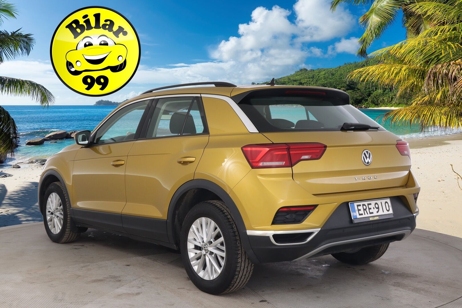 Volkswagen T-Roc 2019 Style 1,5 TSI EVO 110 kW *ACC / P.tutkat / Lohko / LED* - Suomi-auto / 2 Renkaat aluilla