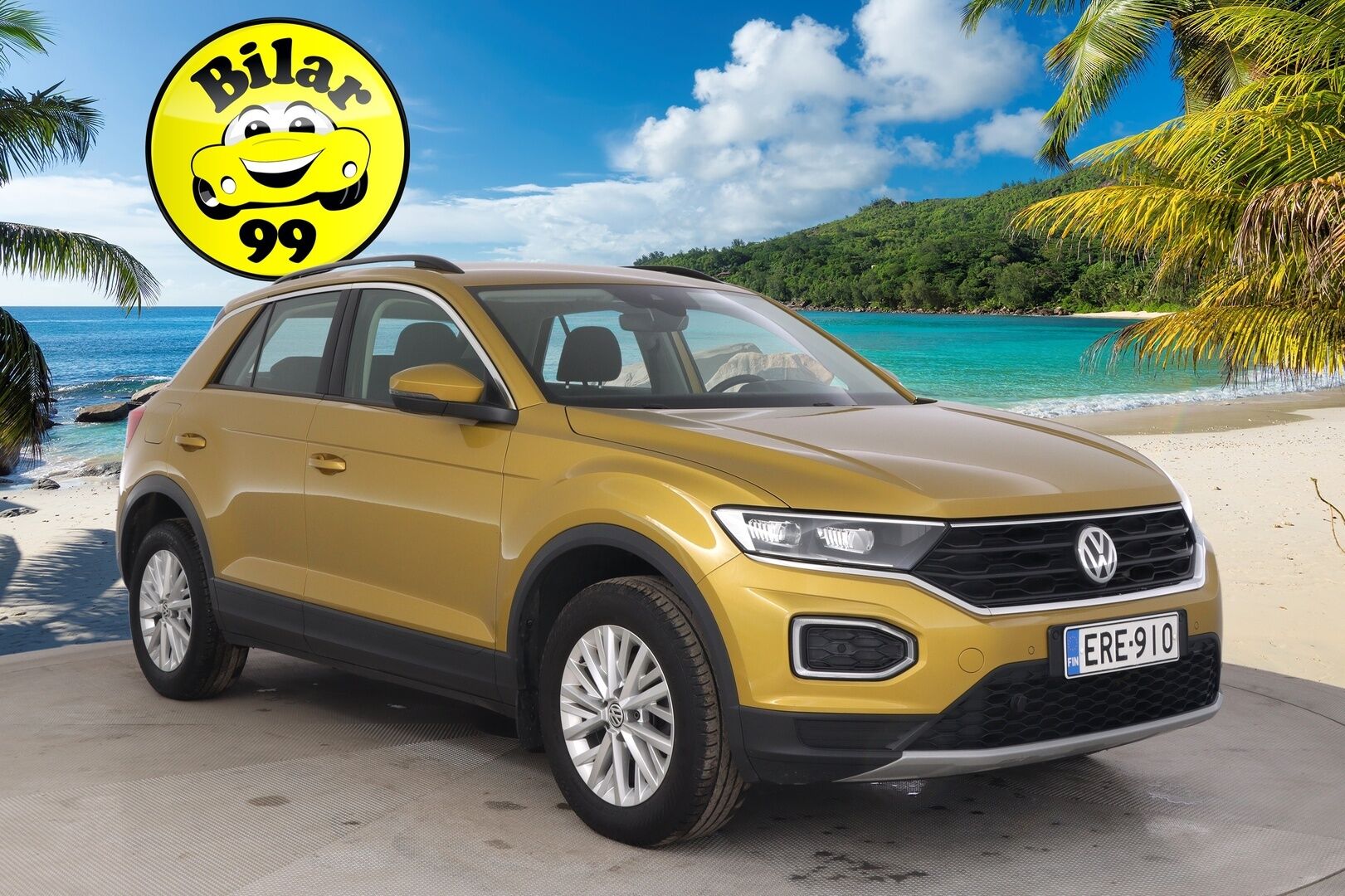 Volkswagen T-Roc 2019 Style 1,5 TSI EVO 110 kW *ACC / P.tutkat / Lohko / LED* - Suomi-auto / 2 Renkaat aluilla