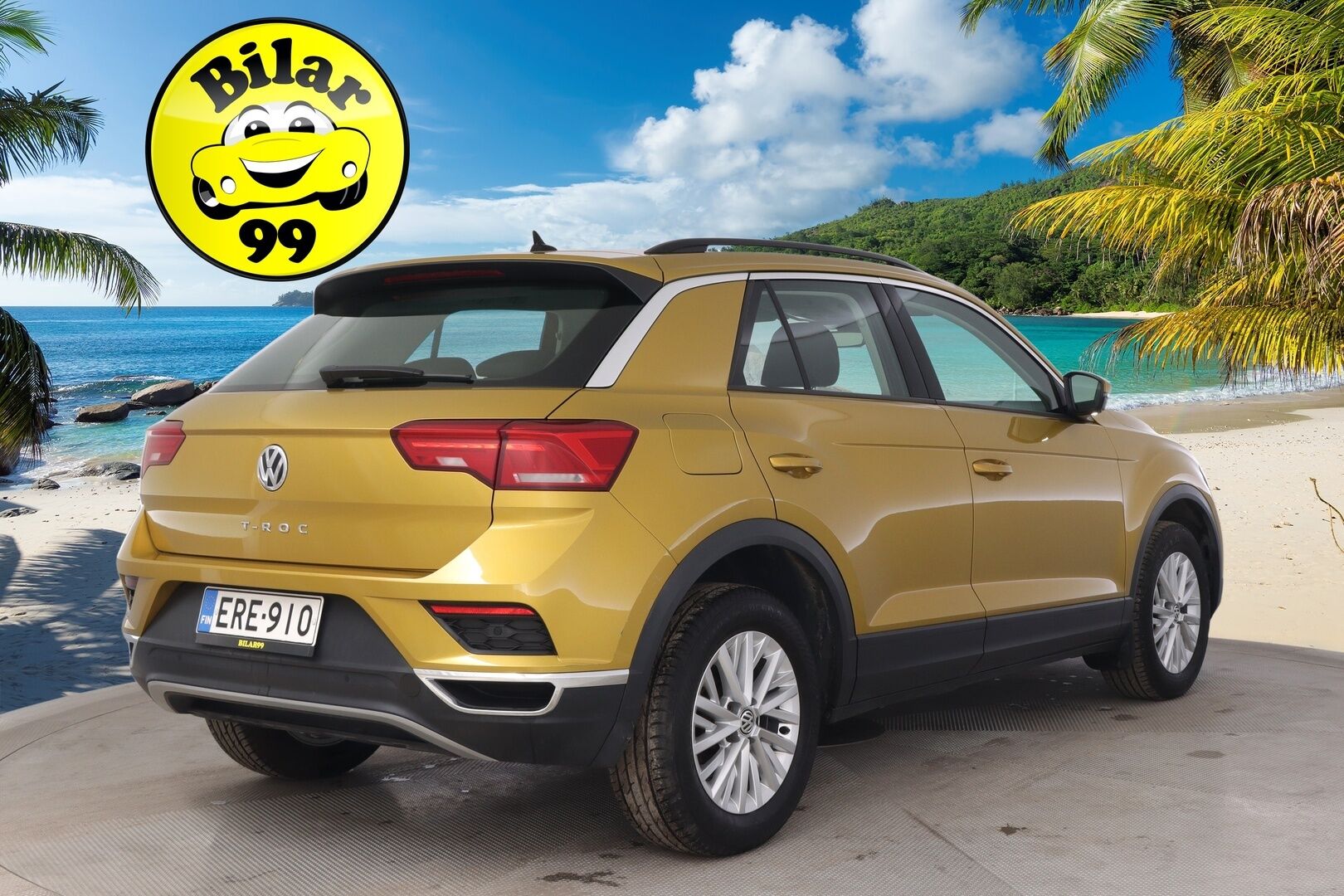 Volkswagen T-Roc 2019 Style 1,5 TSI EVO 110 kW *ACC / P.tutkat / Lohko / LED* - Suomi-auto / 2 Renkaat aluilla