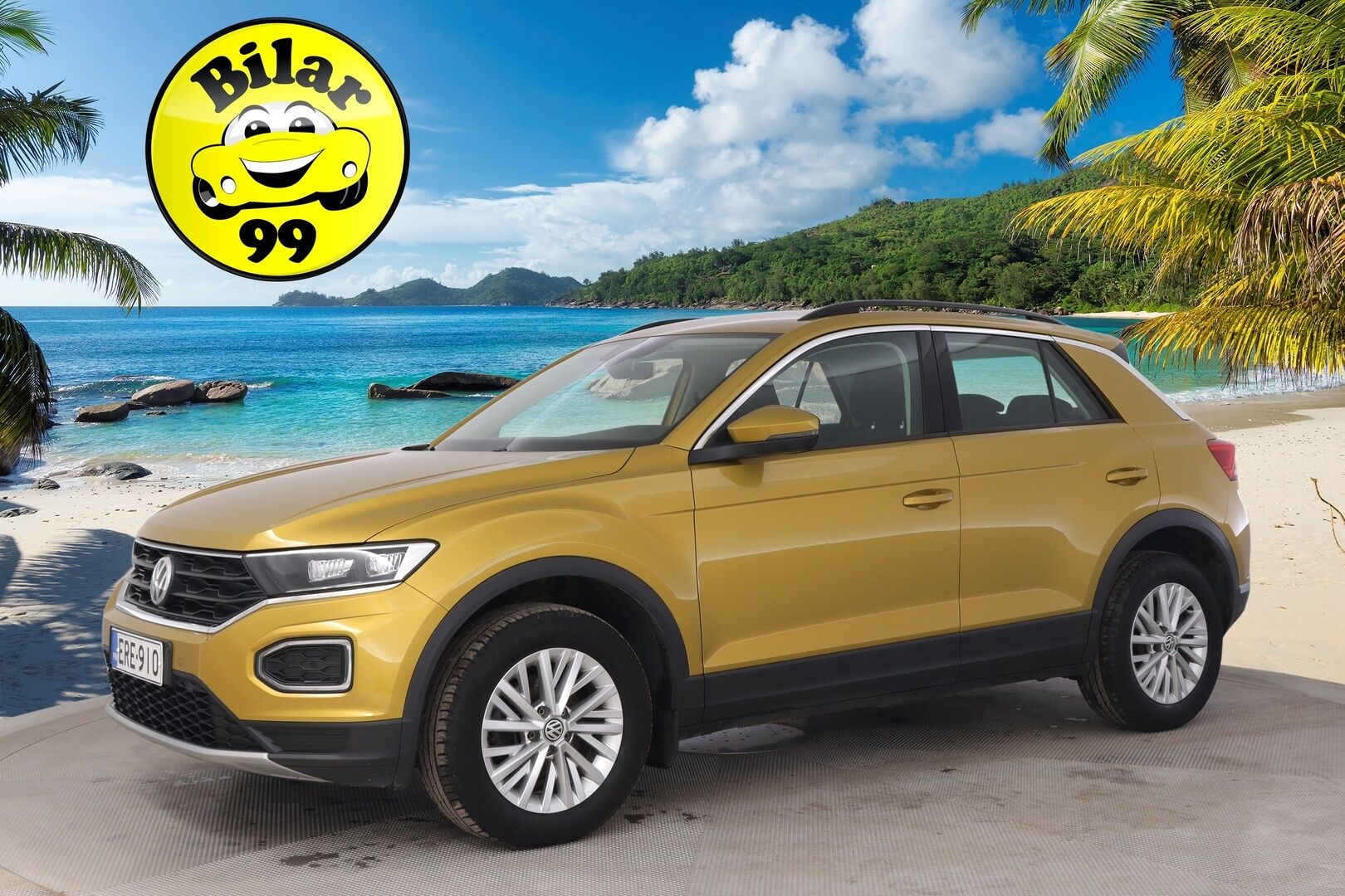 Volkswagen T-Roc 2019 Style 1,5 TSI EVO 110 kW *ACC / P.tutkat / Lohko / LED* - Suomi-auto / 2 Renkaat aluilla