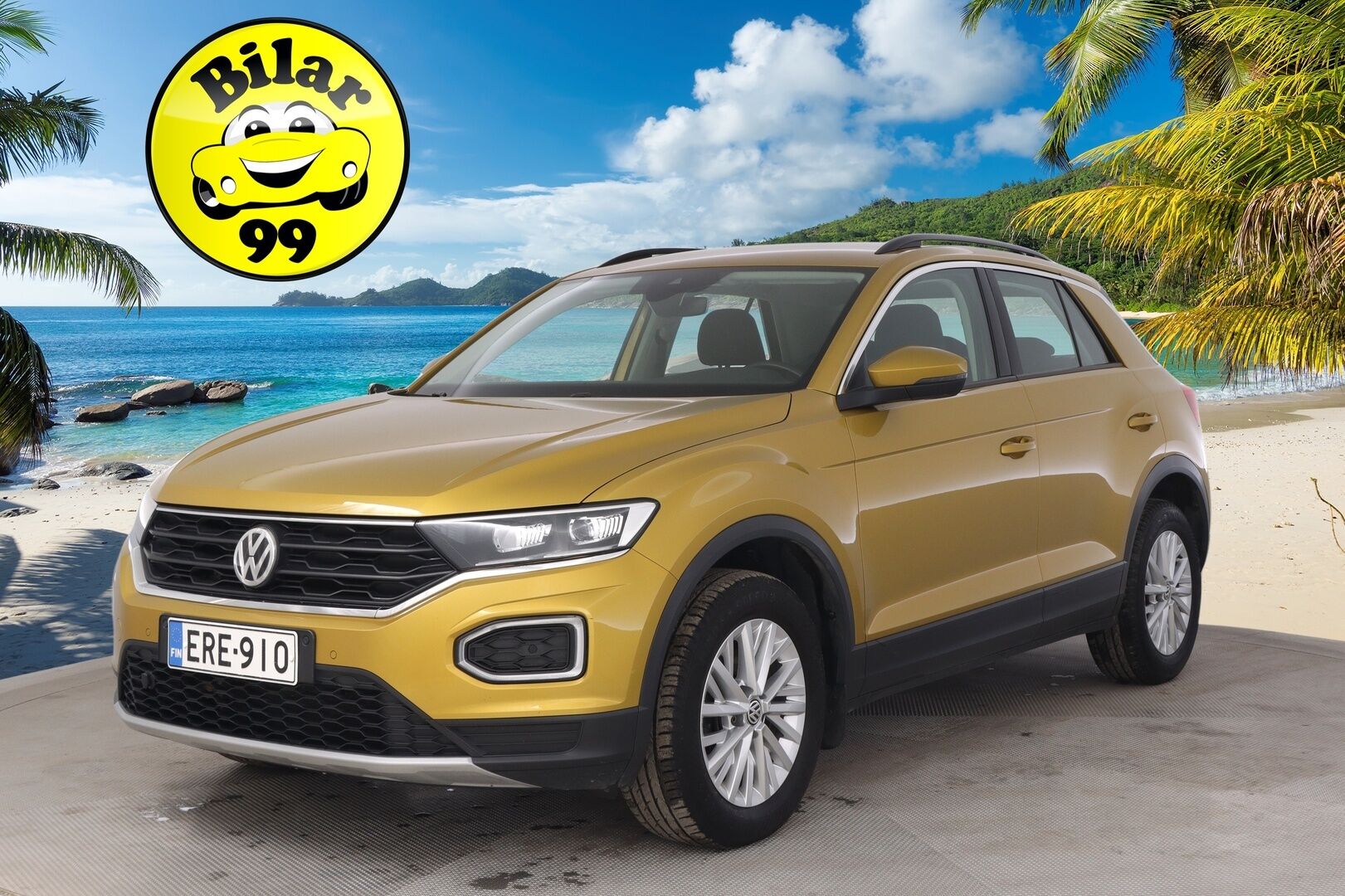 Volkswagen T-Roc 2019 Style 1,5 TSI EVO 110 kW *ACC / P.tutkat / Lohko / LED* - Suomi-auto / 2 Renkaat aluilla