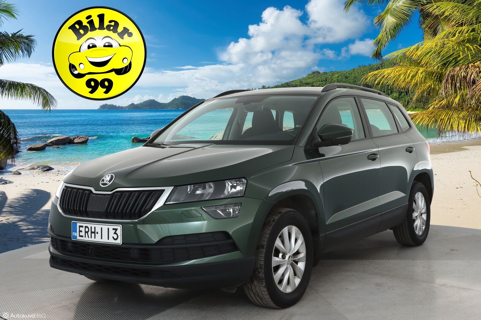 Skoda Karoq 2019 1,5 TSI Ambition DSG **1.Om Suomi-auto / Adapt.Vakkari / Webasto / P. tutkat / Apple&Android / KeylessGO / 2x Renkaat**