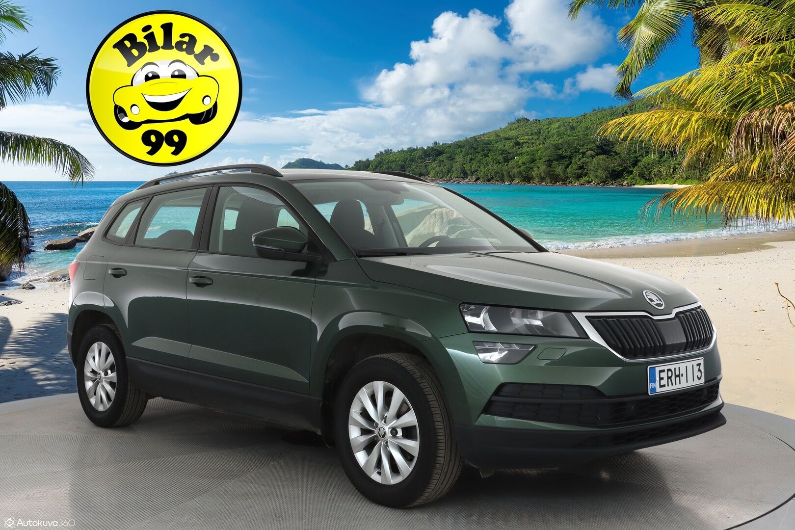 Skoda Karoq 2019 1,5 TSI Ambition DSG **1.Om Suomi-auto / Adapt.Vakkari / Webasto / P. tutkat / Apple&Android / KeylessGO / 2x Renkaat**