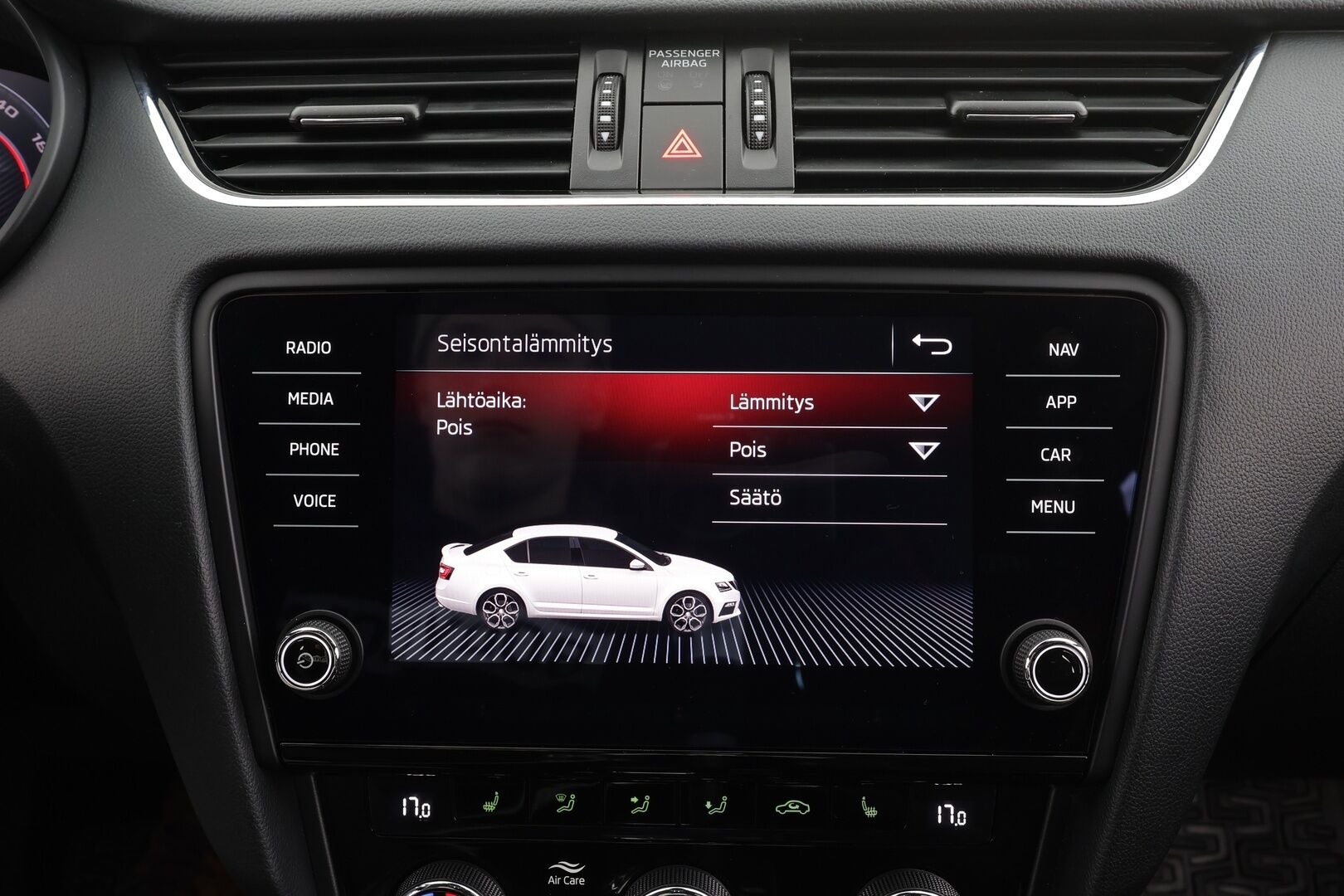 Skoda Octavia 2019 2,0 TSI RS BusinessLine DSG * Webasto / Koukku / ACC / Xenon / P.Tutkat / Navi / Kaistavahti / Keyless * - 1-om Suomi-auto / Kahdet renkaat