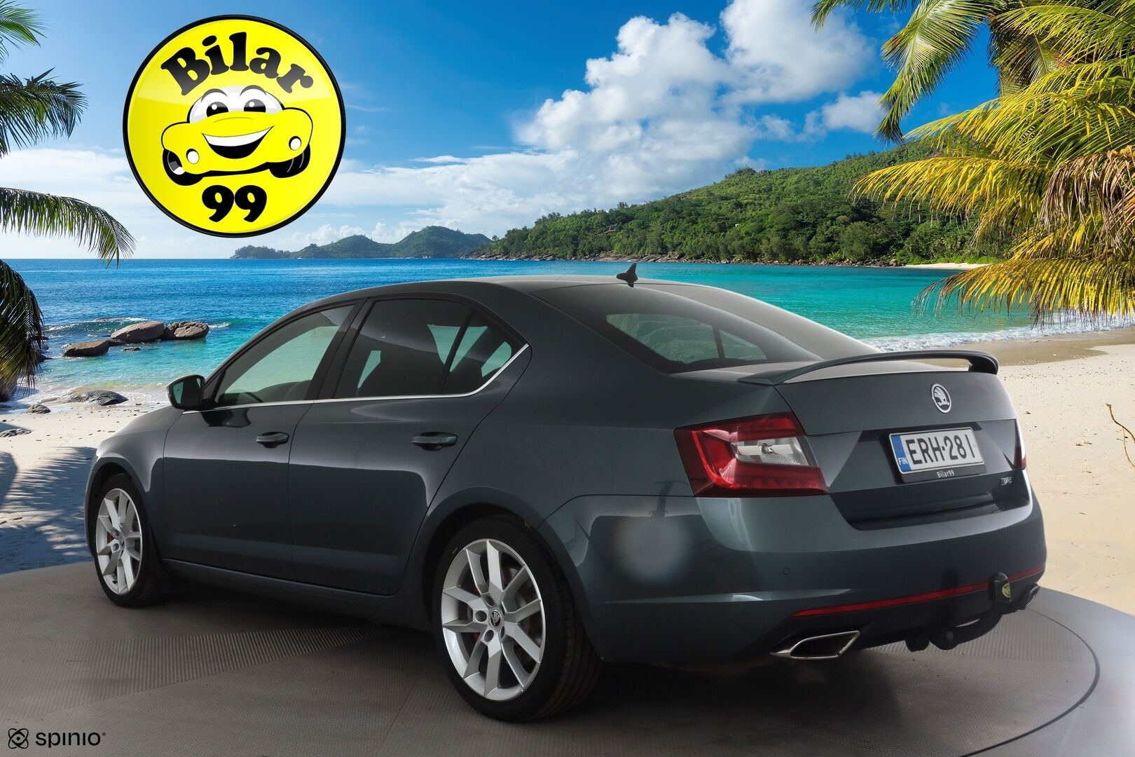 Skoda Octavia 2019 2,0 TSI RS BusinessLine DSG * Webasto / Koukku / ACC / Xenon / P.Tutkat / Navi / Kaistavahti / Keyless * - 1-om Suomi-auto / Kahdet renkaat