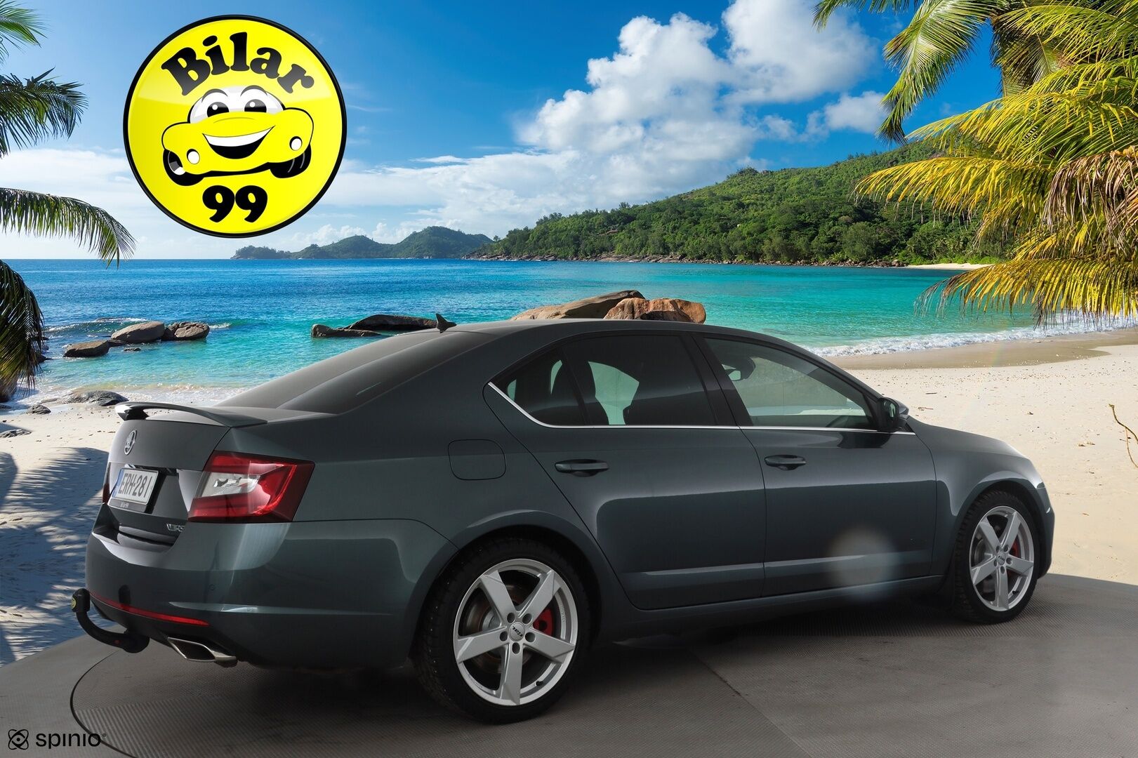 Skoda Octavia 2019 2,0 TSI RS BusinessLine DSG * Webasto / Koukku / ACC / Xenon / P.Tutkat / Navi / Kaistavahti / Keyless * - 1-om Suomi-auto / Kahdet renkaat